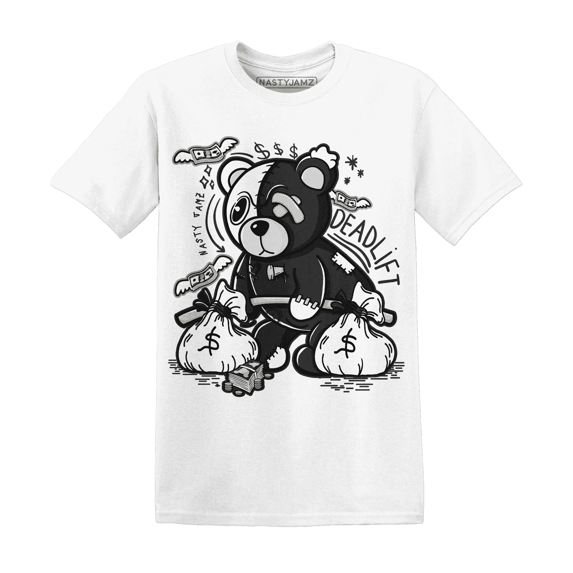 White-Thunder-4s-T-Shirt-Match-Deadlift-BER