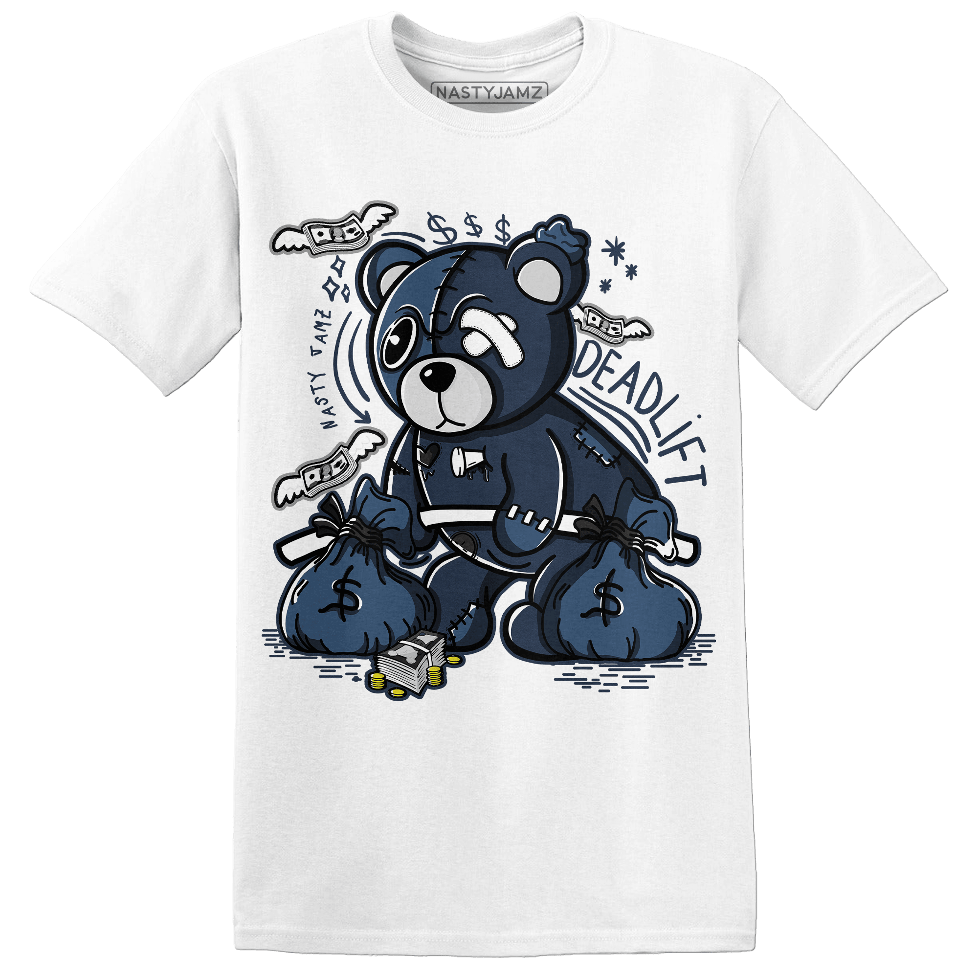 AM 1 86 Jackie Robinson T Shirt Match Deadlift BER - NastyJamz