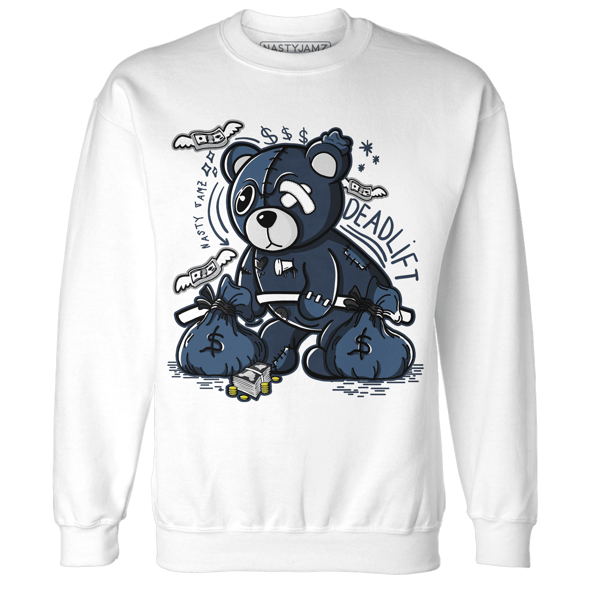 AM 1 86 Jackie Robinson Sweatshirt Match Deadlift BER - NastyJamz