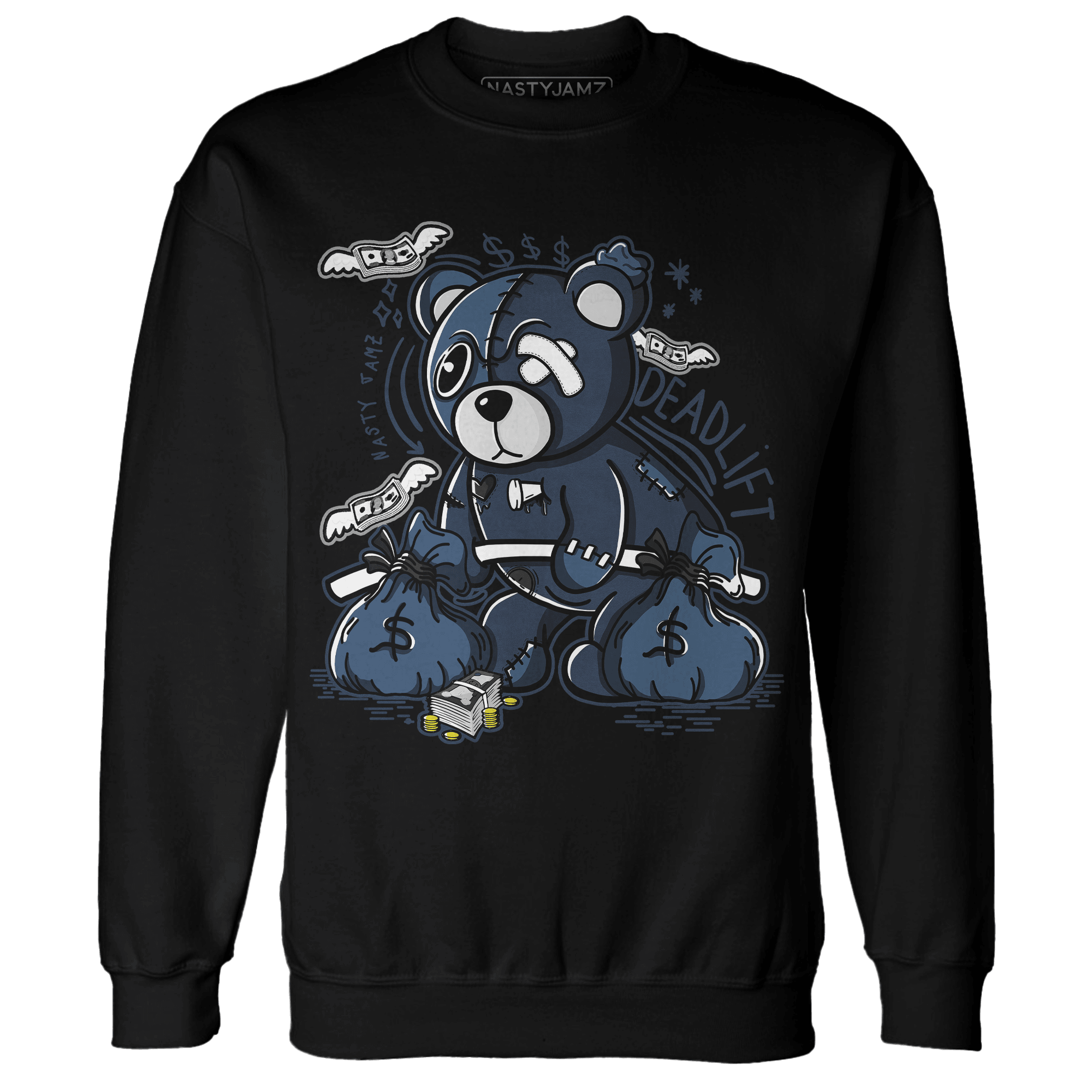 AM 1 86 Jackie Robinson Sweatshirt Match Deadlift BER - NastyJamz