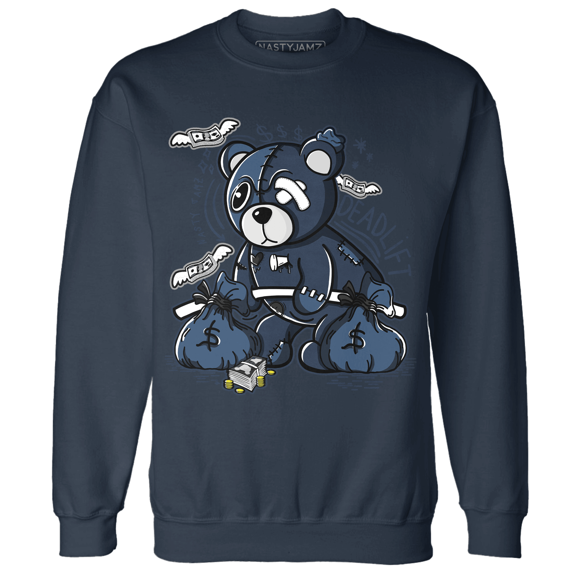 AM 1 86 Jackie Robinson Sweatshirt Match Deadlift BER - NastyJamz