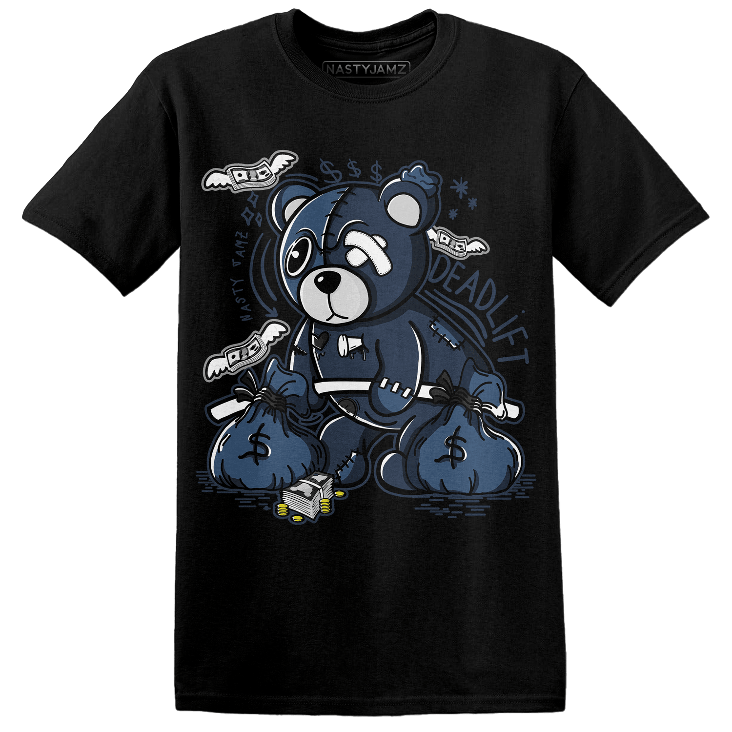 AM 1 86 Jackie Robinson T Shirt Match Deadlift BER - NastyJamz
