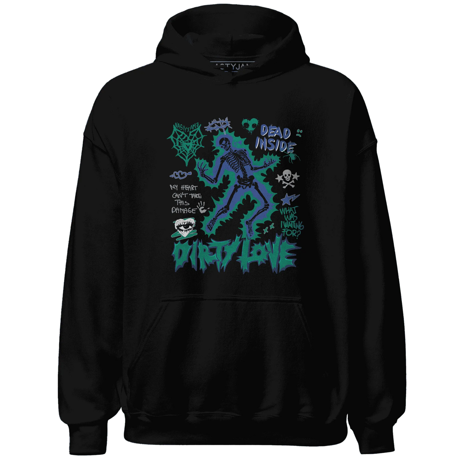 Dunk-Hyper-Royal-Malachite-NastyJamz-Hoodie-Match-Dirty-Love-Skull