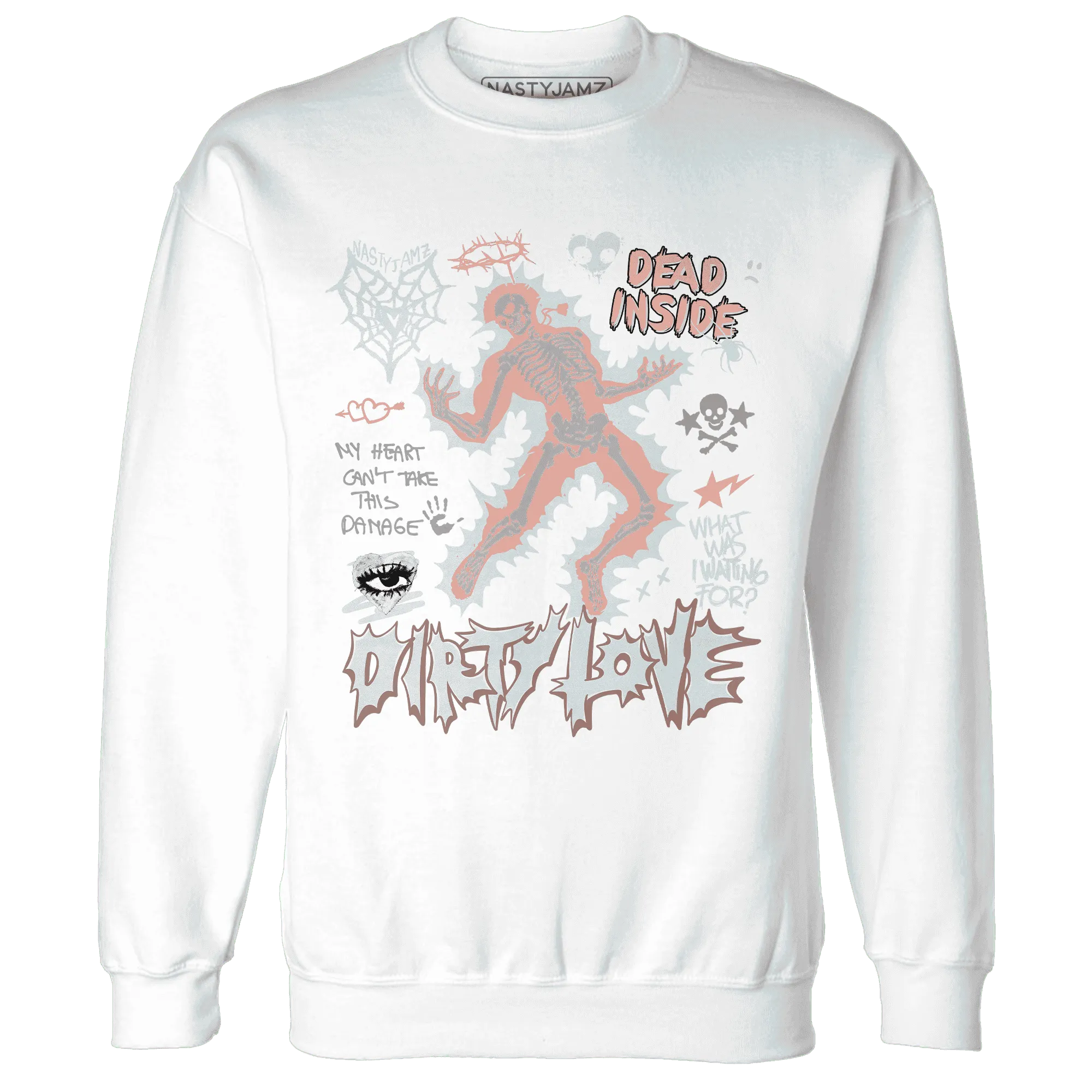 Dunk-Low-Glacier-Blue-Arctic-Orange-NastyJamz-Sweatshirt-Match-Dirty-Love-Skull