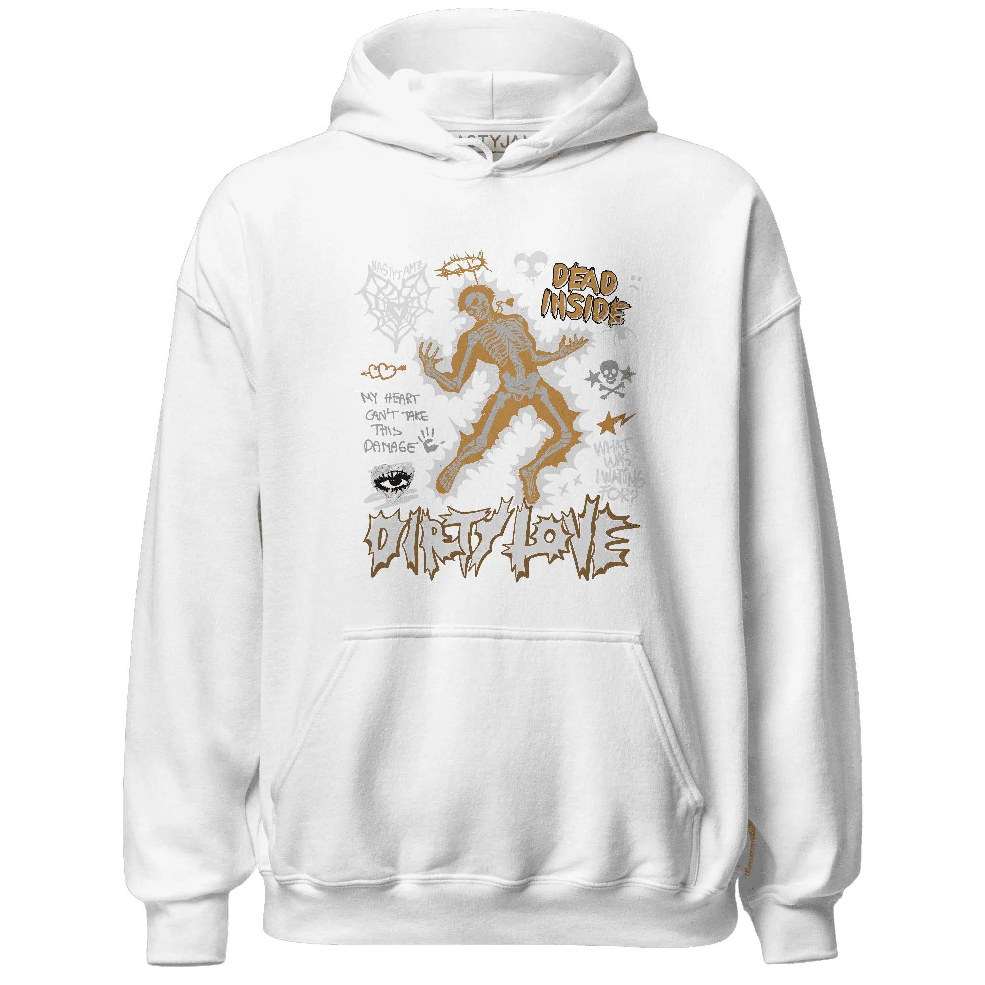Dunk-Low-Retro-Wheat-Orange-NastyJamz-Hoodie-Match-Dirty-Love-Skull