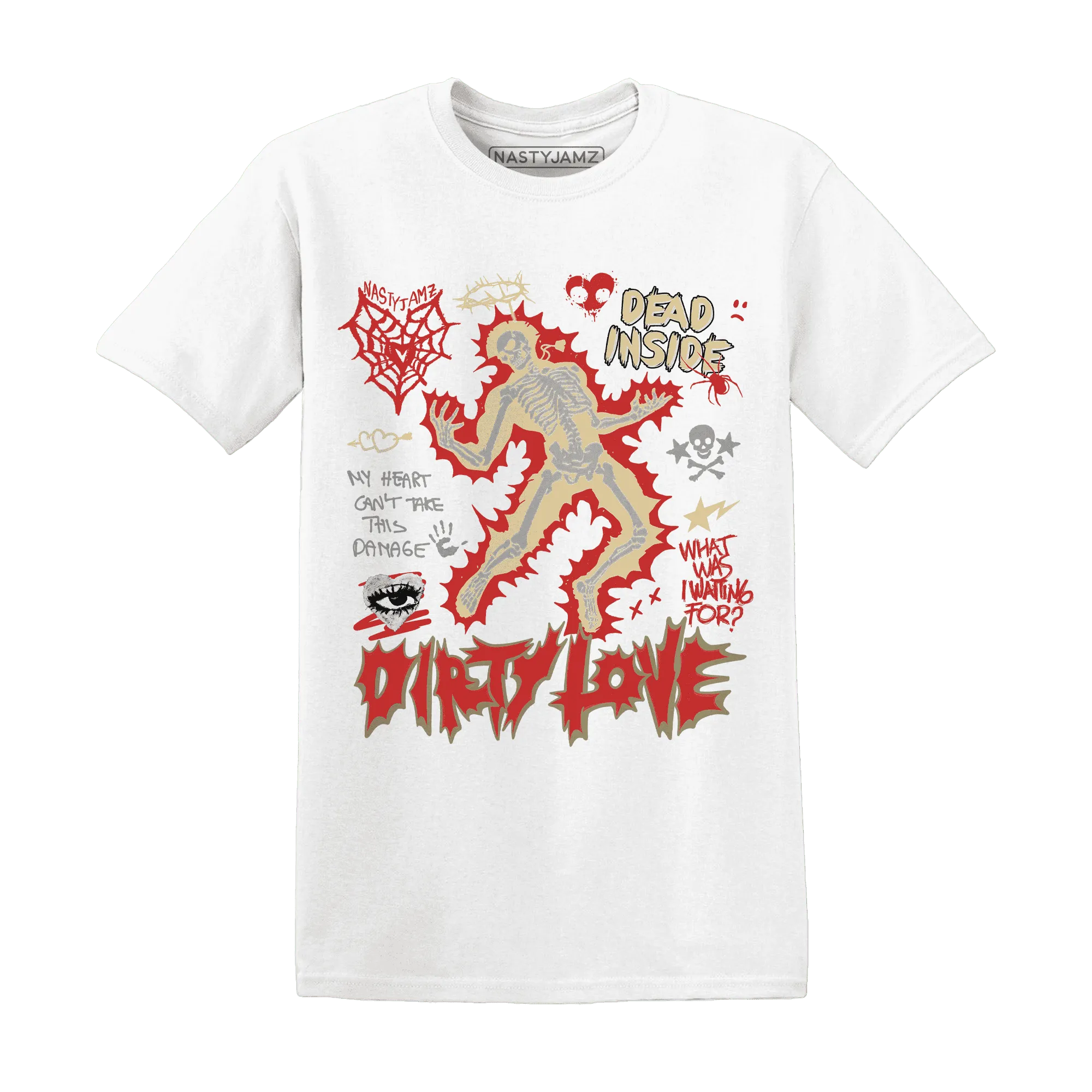 Dunk-Strawberry-Waffle-NastyJamz-T-Shirt-Match-Dirty-Love-Skull