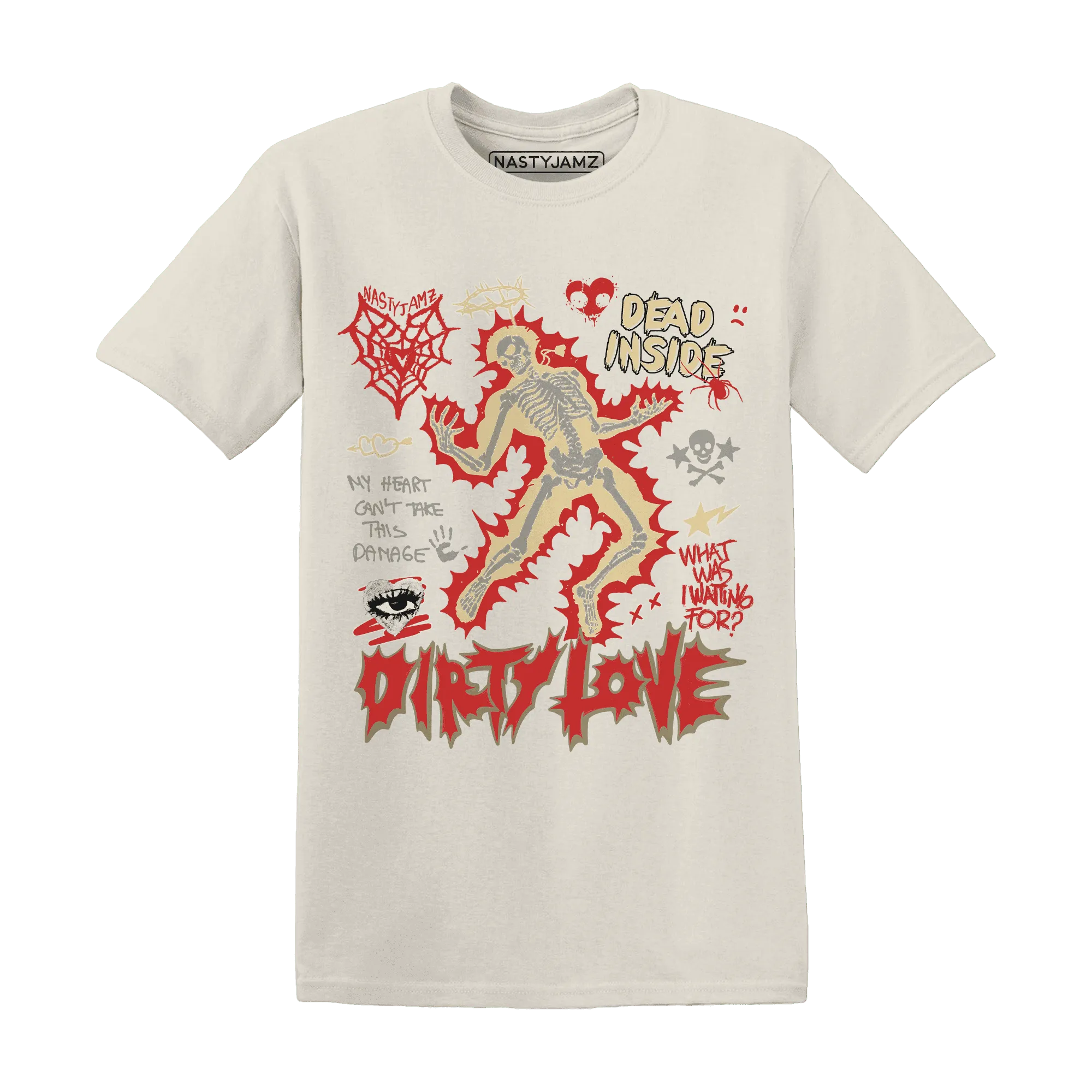 Dunk-Strawberry-Waffle-NastyJamz-T-Shirt-Match-Dirty-Love-Skull
