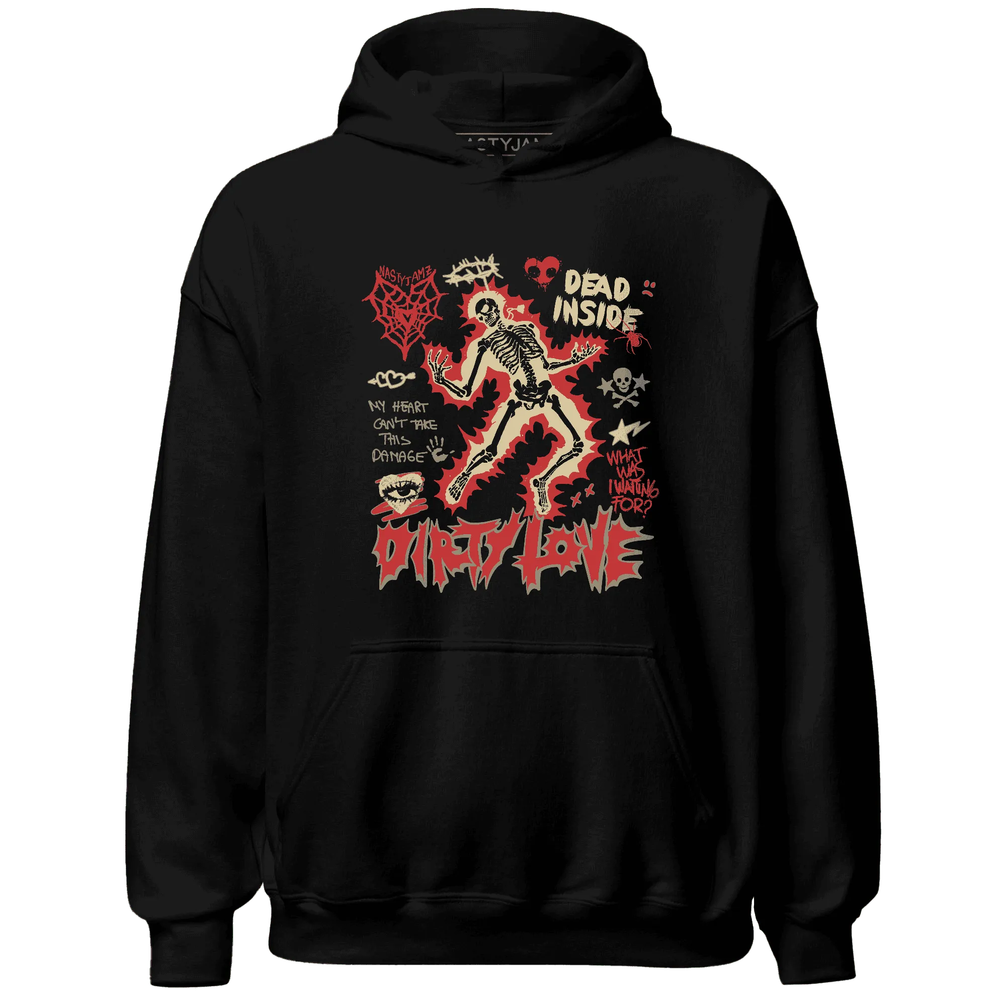 Dunk-Strawberry-Waffle-NastyJamz-Hoodie-Match-Dirty-Love-Skull