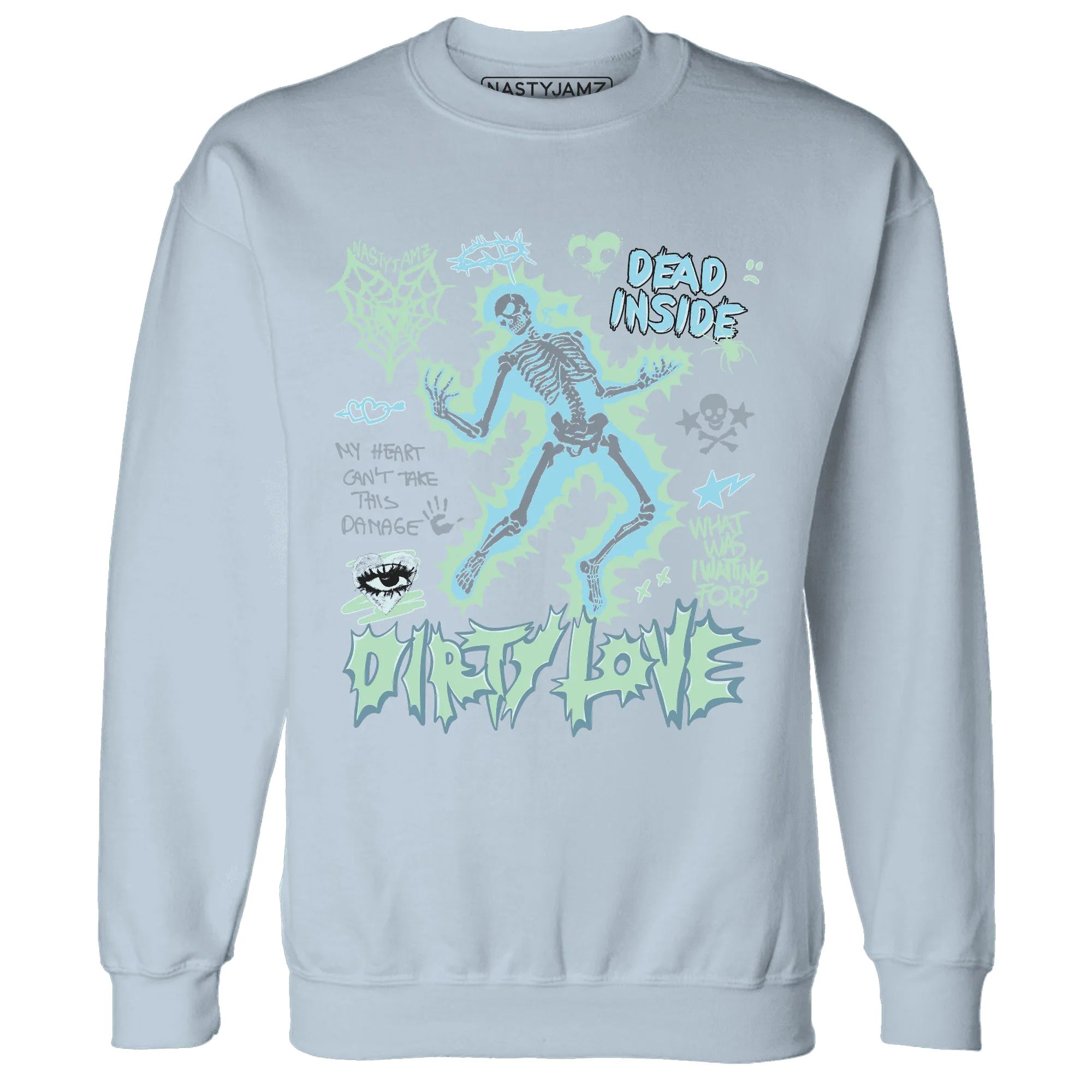 Dunk-Verdy-Visty-Blue-Gaze-Light-Arctic-Sweatshirt-Match-Dirty-Love-Skull