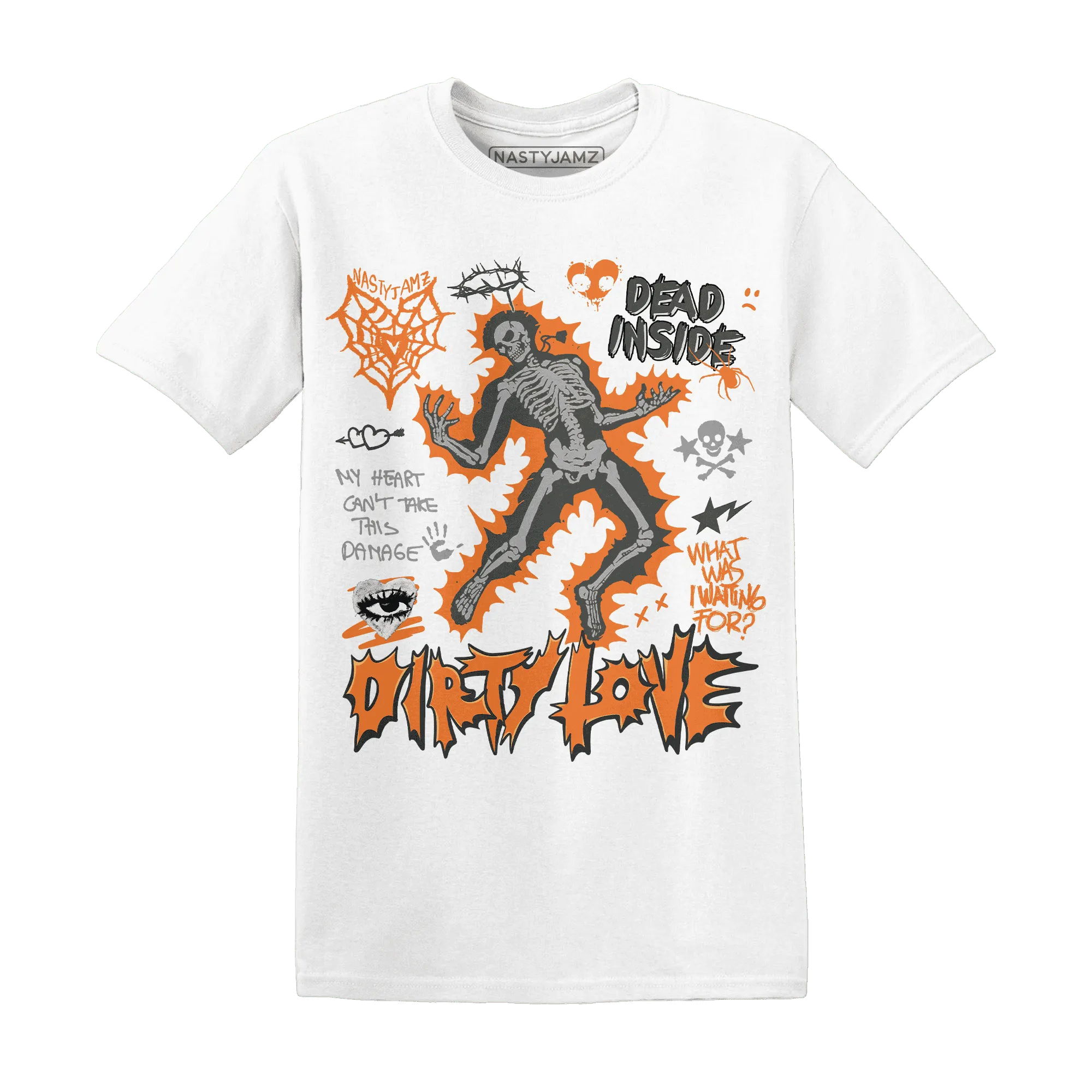 Fear-Pack-3s-NastyJamz-T-Shirt-Match-Dirty-Love-Skull