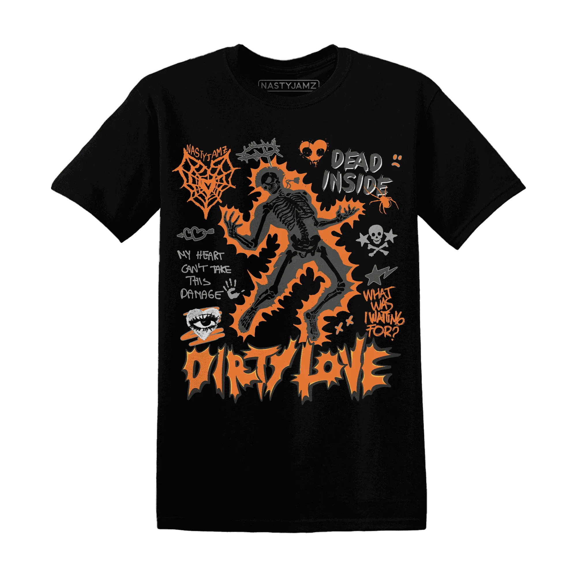 Fear-Pack-3s-NastyJamz-T-Shirt-Match-Dirty-Love-Skull