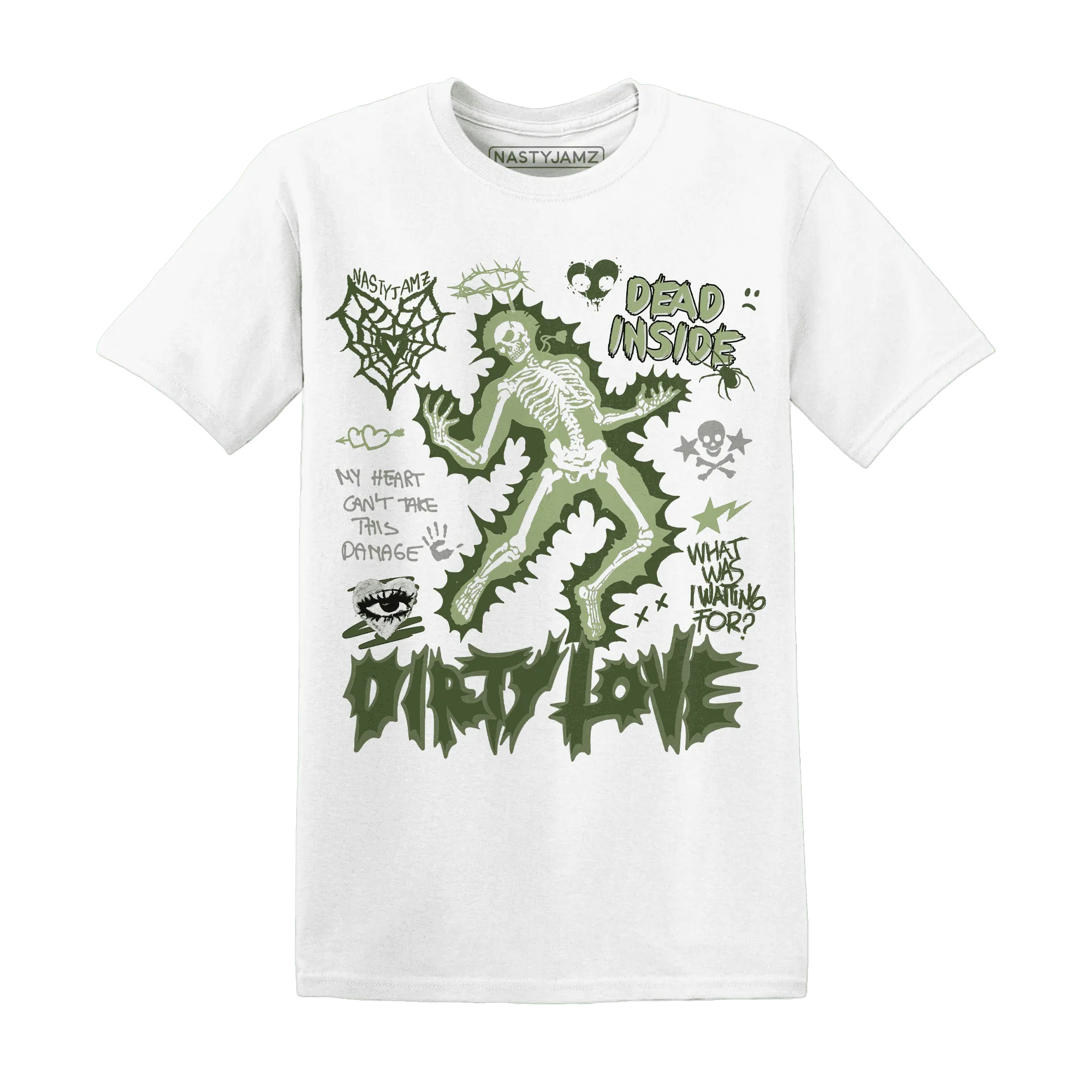VaporMax-Plus-Alligator-NastyJamz-T-Shirt-Match-Dirty-Love-Skull