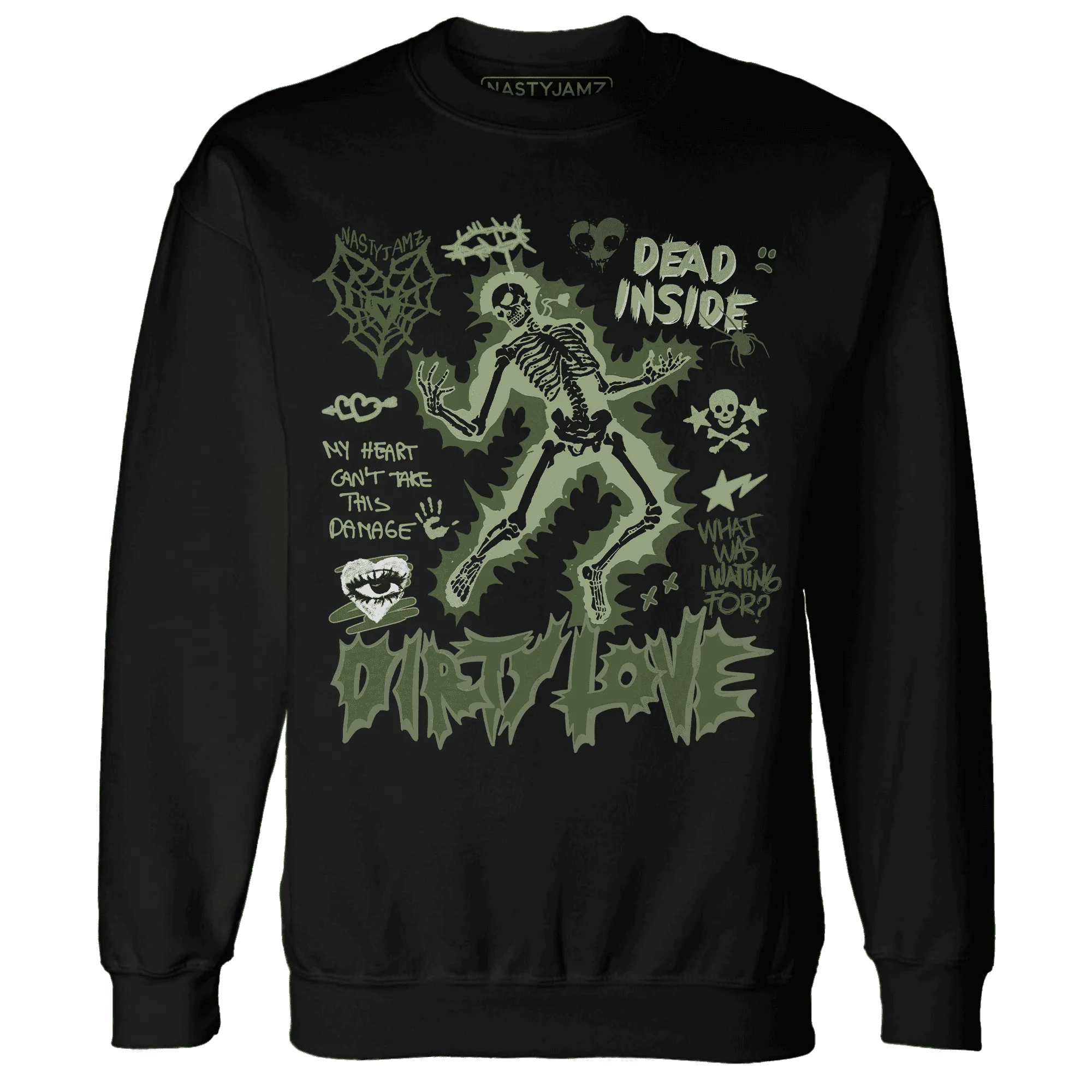 VaporMax-Plus-Alligator-NastyJamz-Sweatshirt-Match-Dirty-Love-Skull