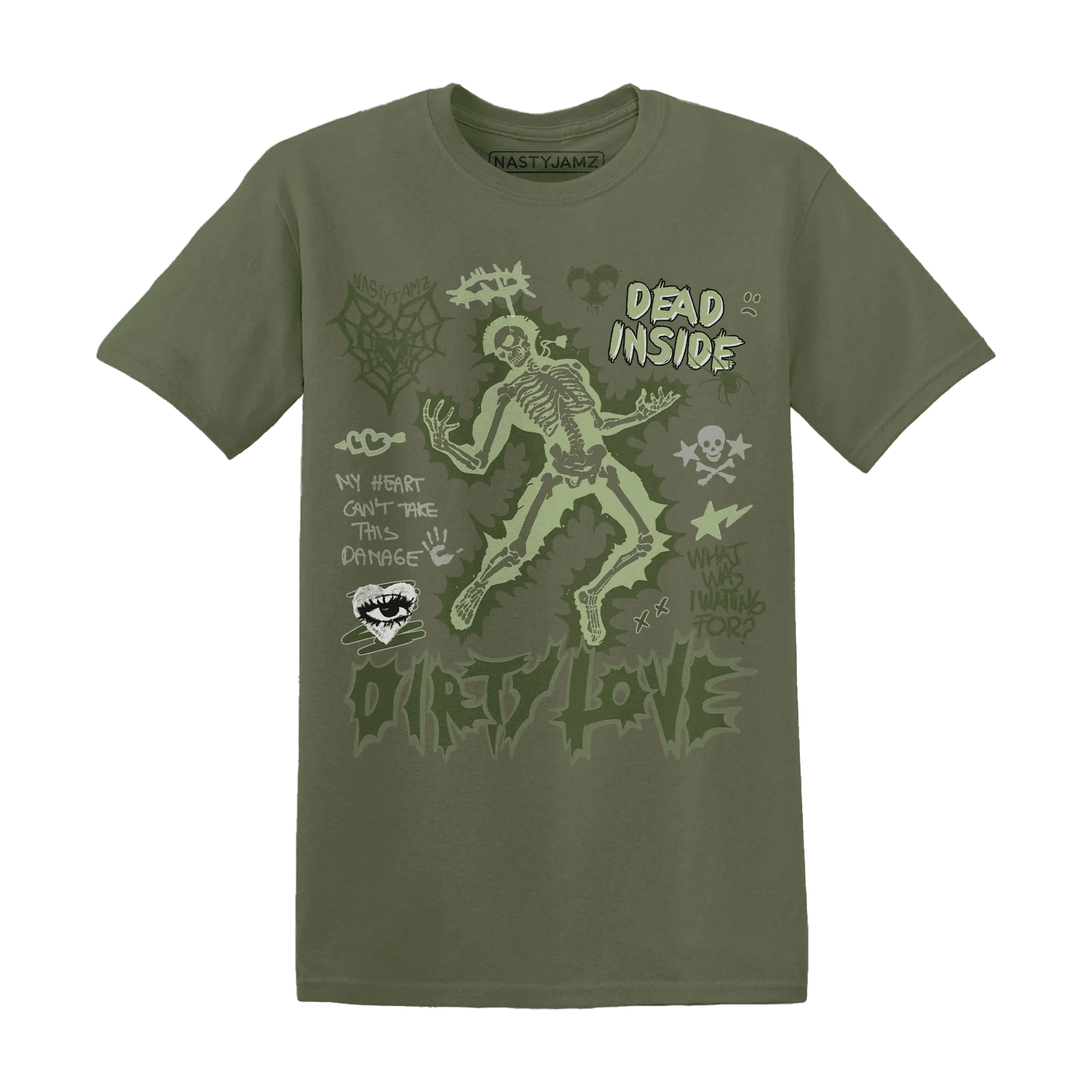 VaporMax-Plus-Alligator-NastyJamz-T-Shirt-Match-Dirty-Love-Skull