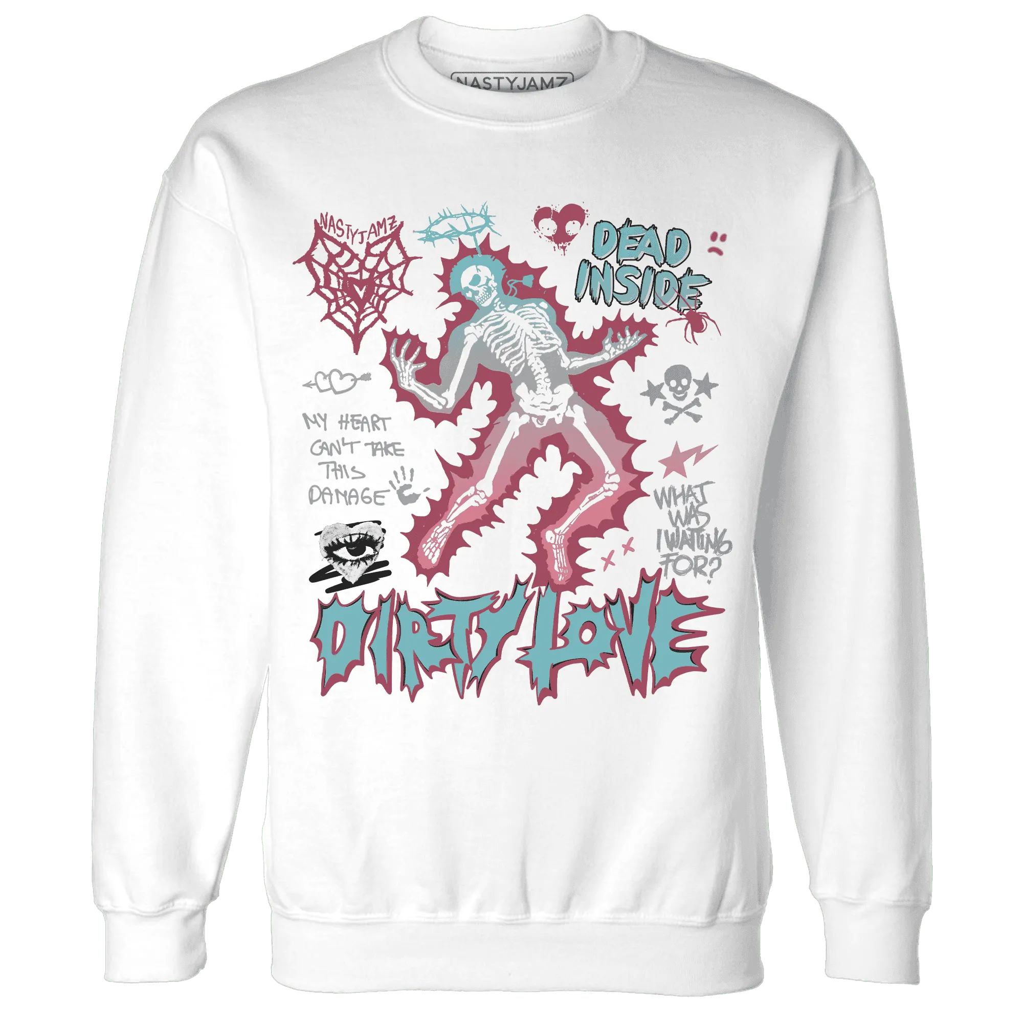 VaporMax-Plus-South-Beach-NastyJamz-Sweatshirt-Match-Dirty-Love-Skull