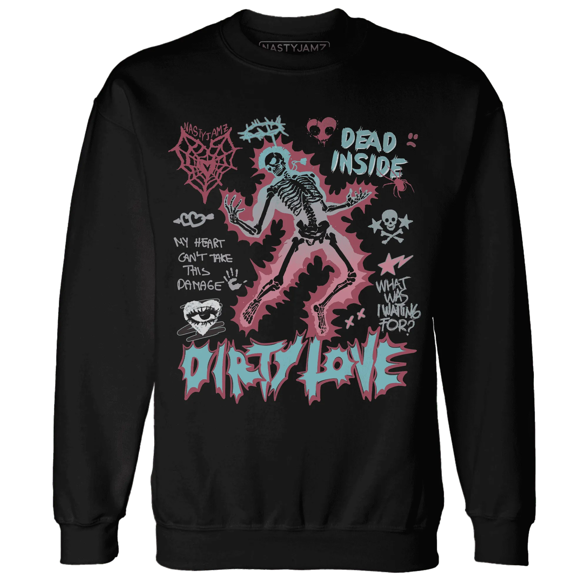 VaporMax-Plus-South-Beach-NastyJamz-Sweatshirt-Match-Dirty-Love-Skull