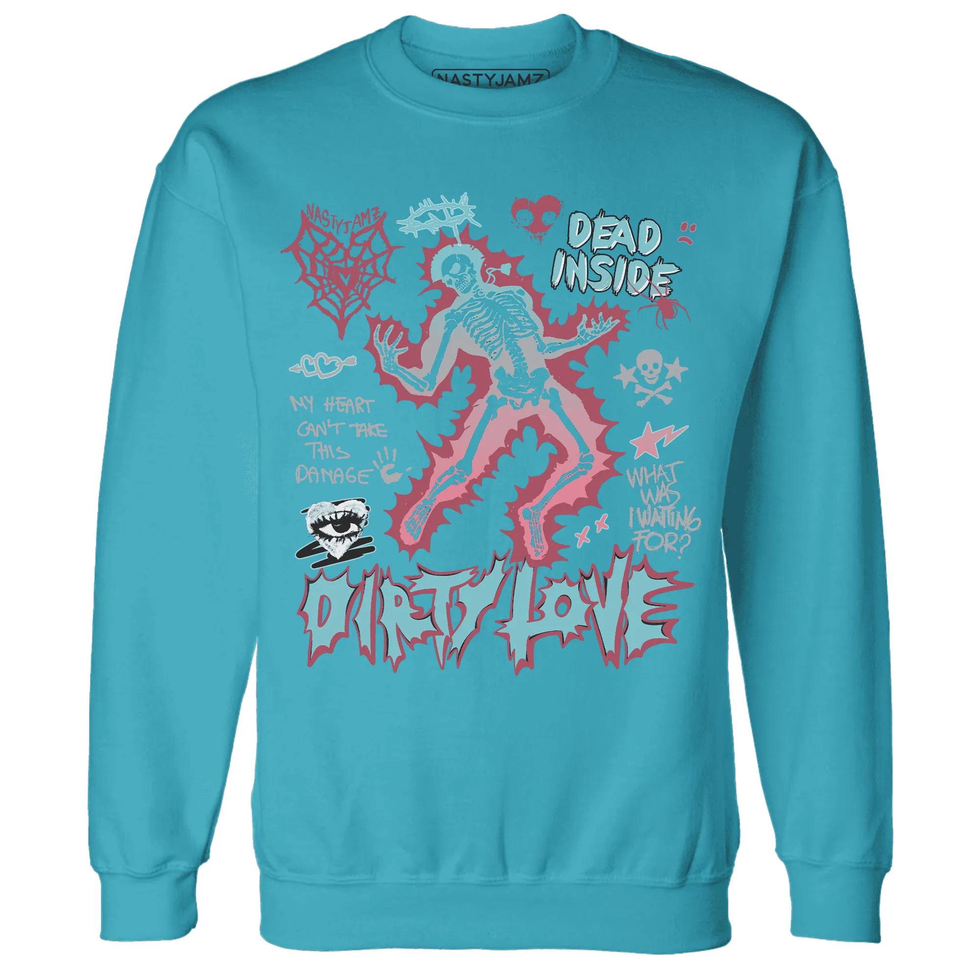 VaporMax-Plus-South-Beach-NastyJamz-Sweatshirt-Match-Dirty-Love-Skull