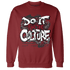 Retro Red Taxi 12s Sweatshirt Match Do It For Culture - NastyJamz