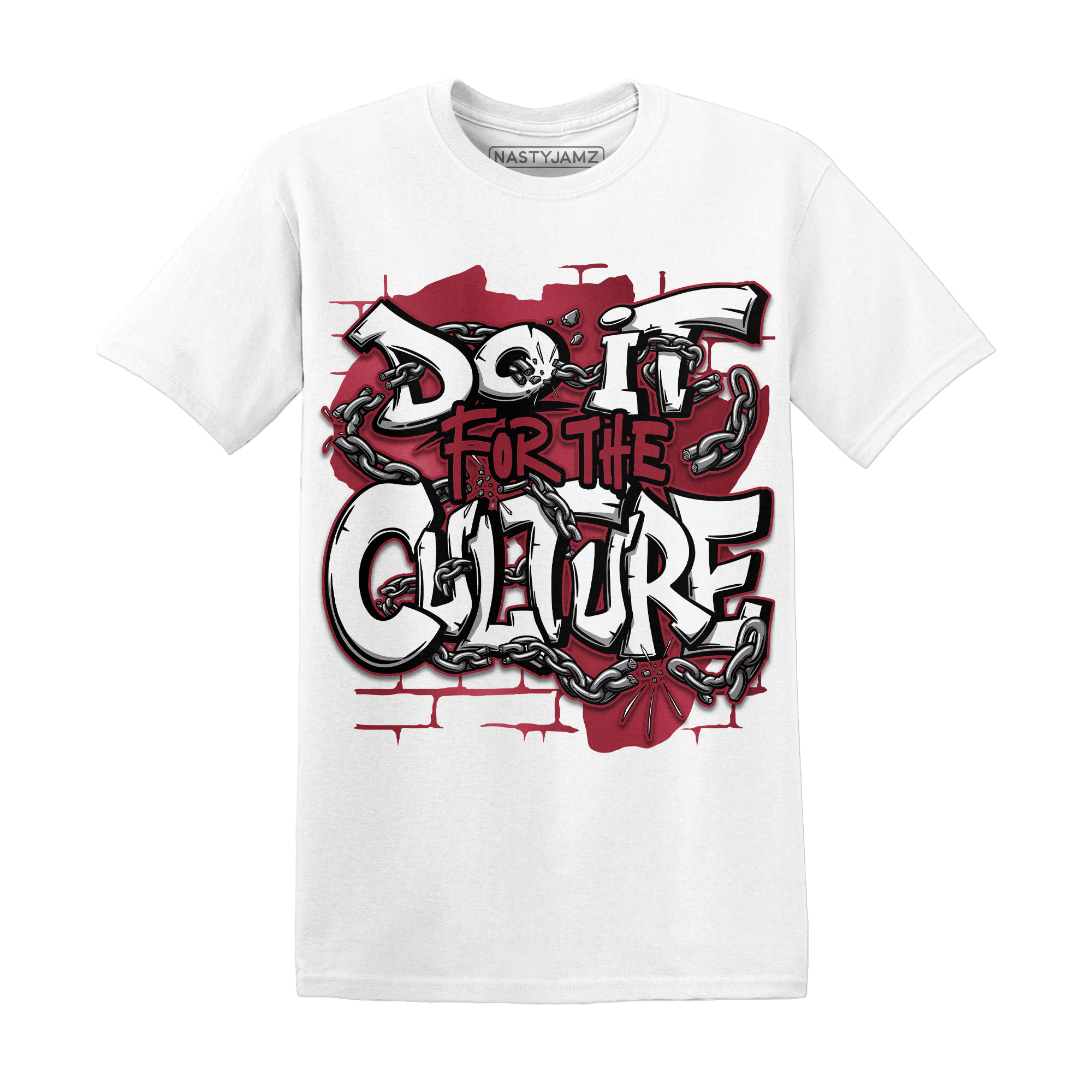 High 85 Metallic Burgundy 1s T Shirt Match Do It For Culture - NastyJamz