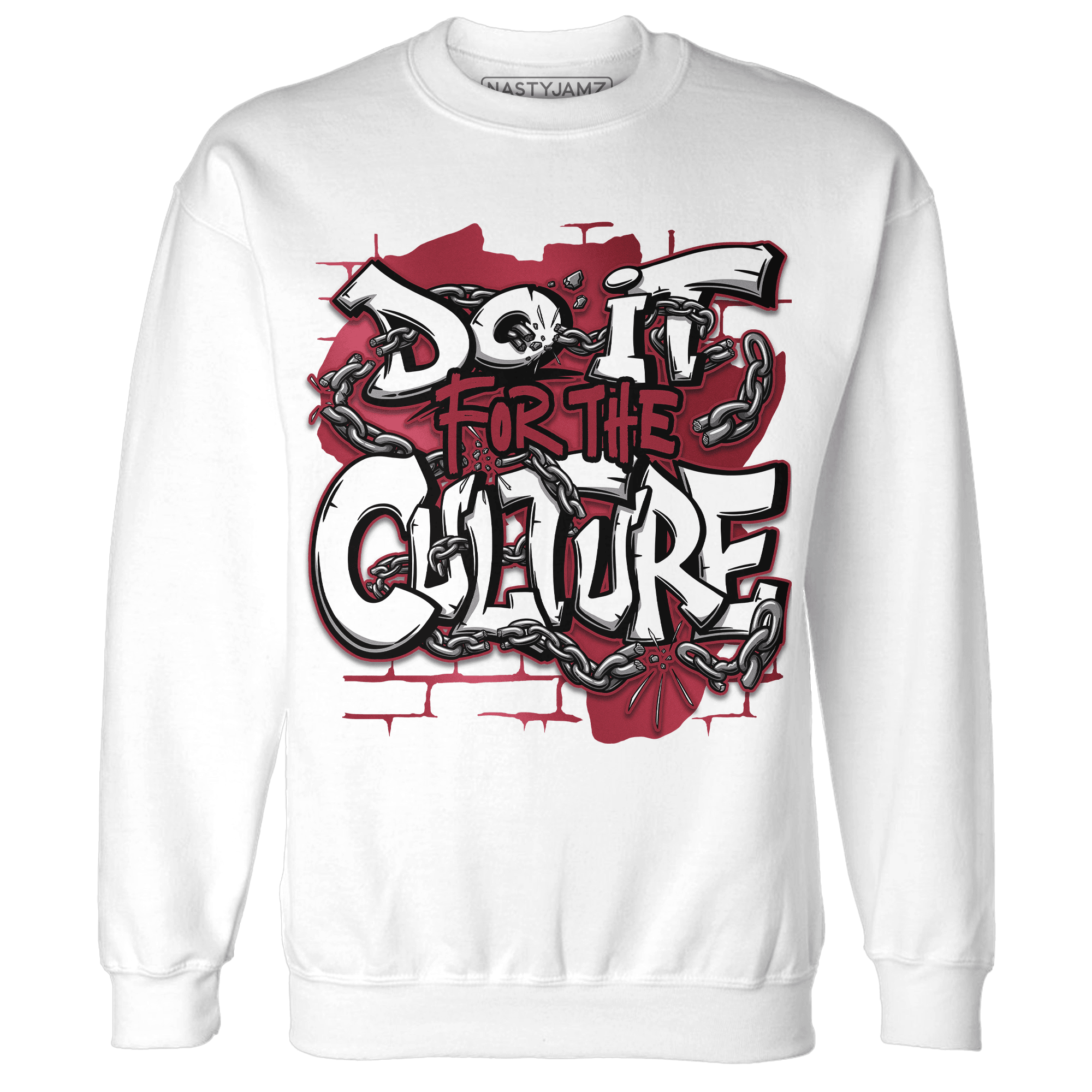 High 85 Metallic Burgundy 1s Sweatshirt Match Do It For Culture - NastyJamz