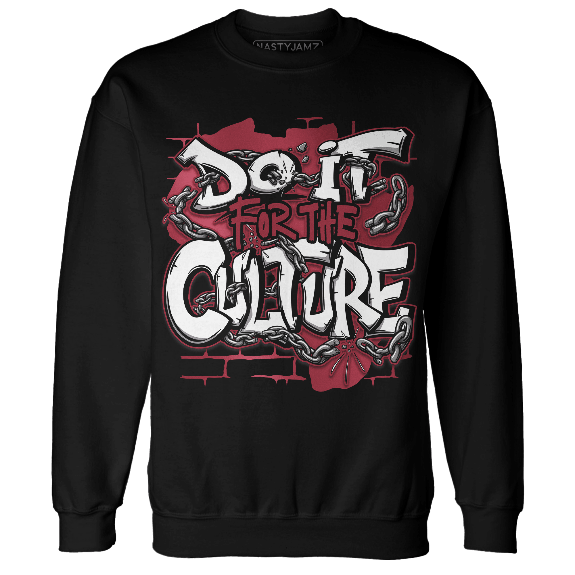 High 85 Metallic Burgundy 1s Sweatshirt Match Do It For Culture - NastyJamz