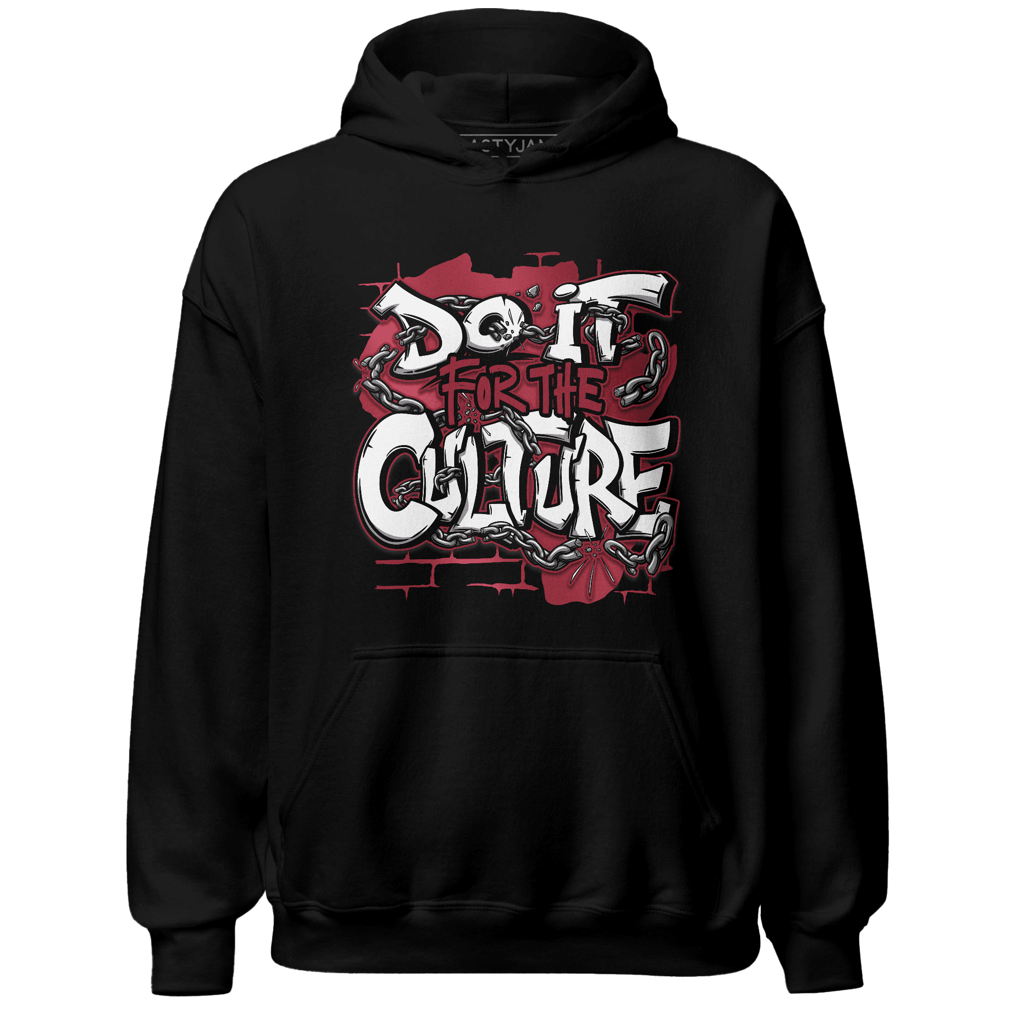 High 85 Metallic Burgundy 1s Hoodie Match Do It For Culture - NastyJamz