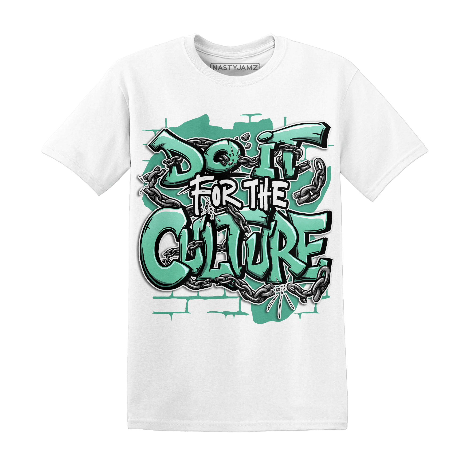 High OG Green Glow 1s T Shirt Match Do It For Culture - NastyJamz