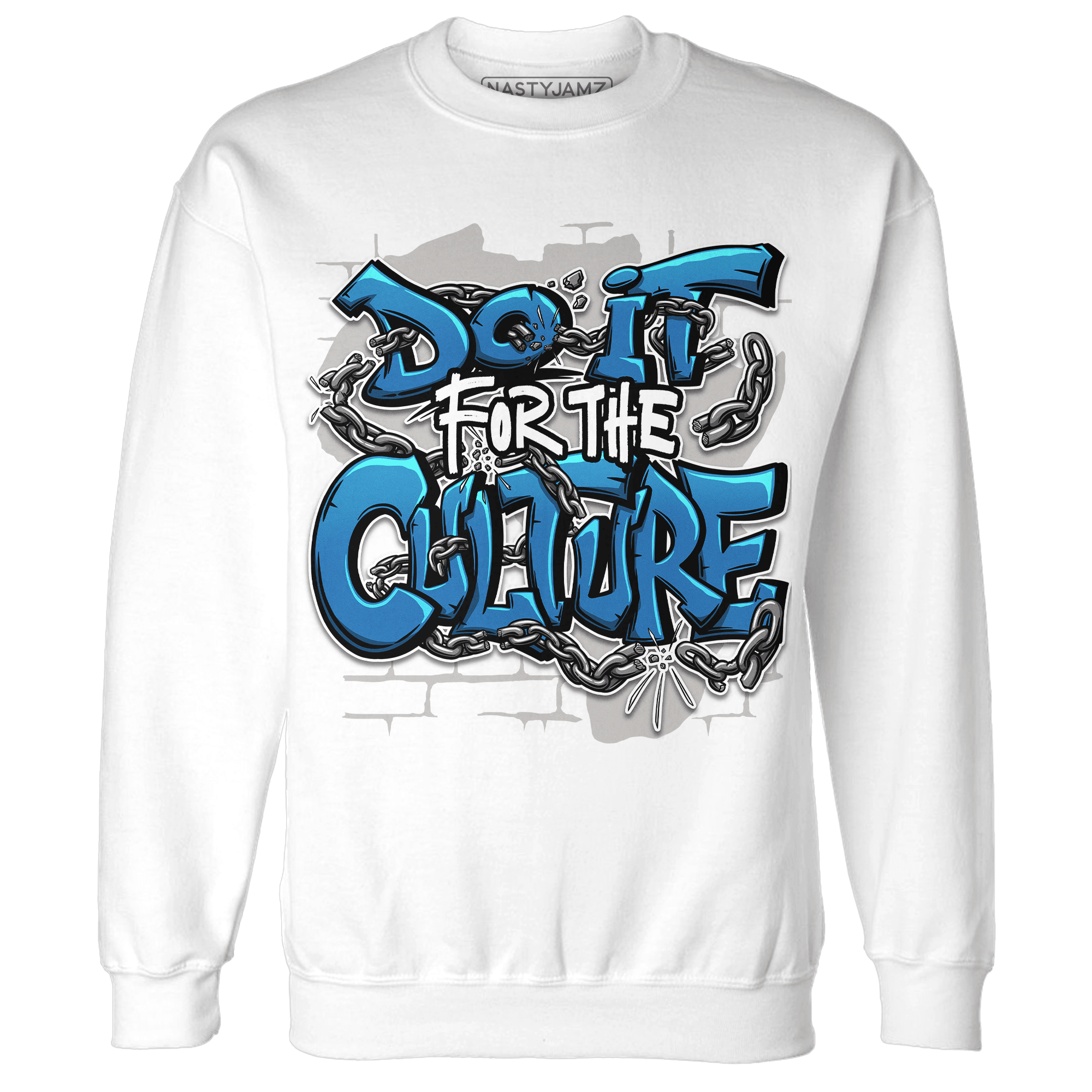 Industrial Blue 4s Sweatshirt Match Do It For Culture - NastyJamz