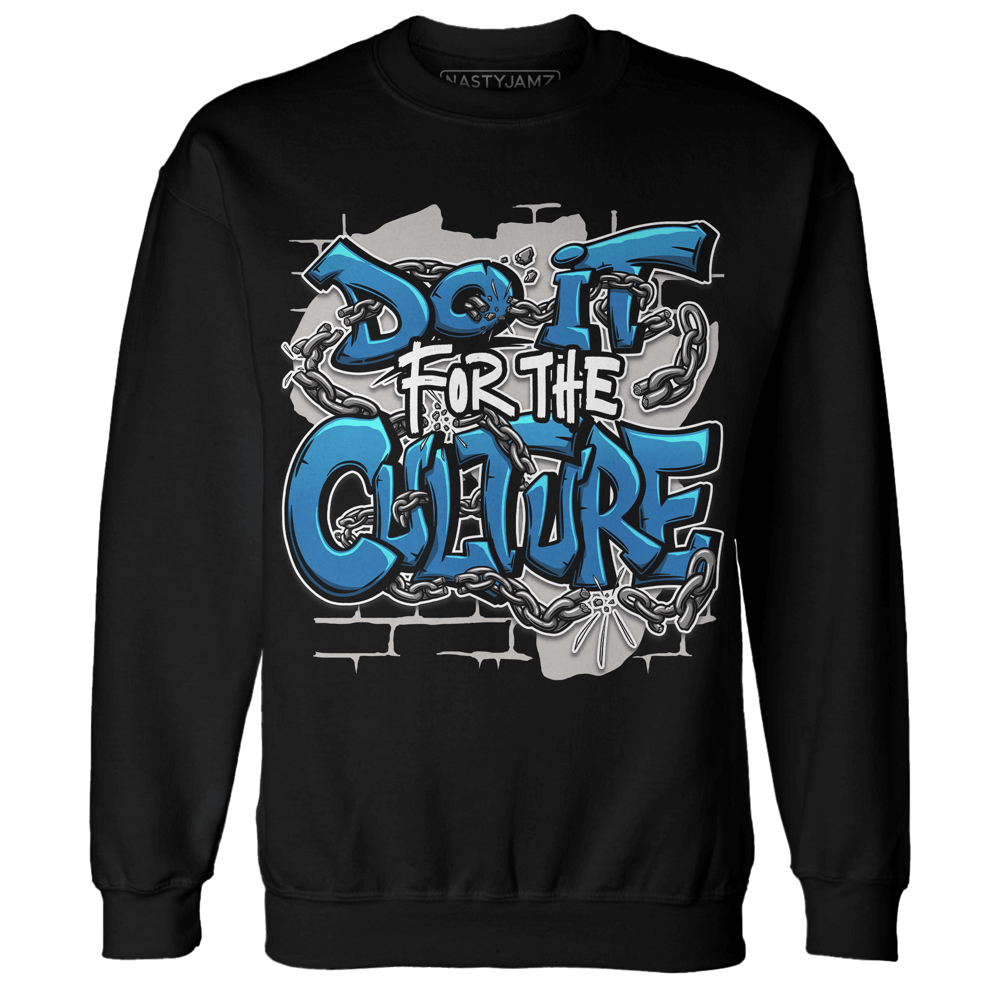 Industrial Blue 4s Sweatshirt Match Do It For Culture - NastyJamz