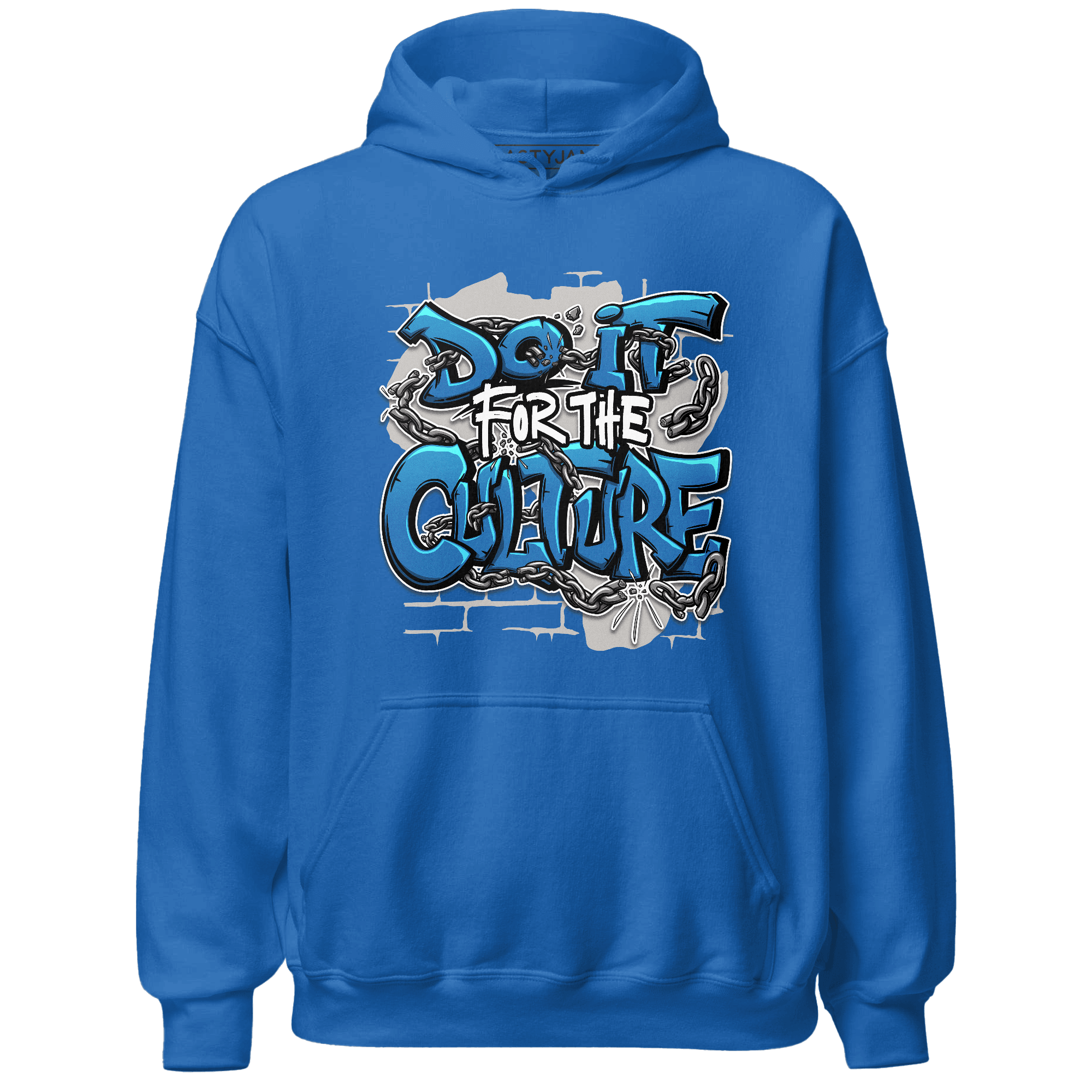 Industrial Blue 4s Hoodie Match Do It For Culture - NastyJamz