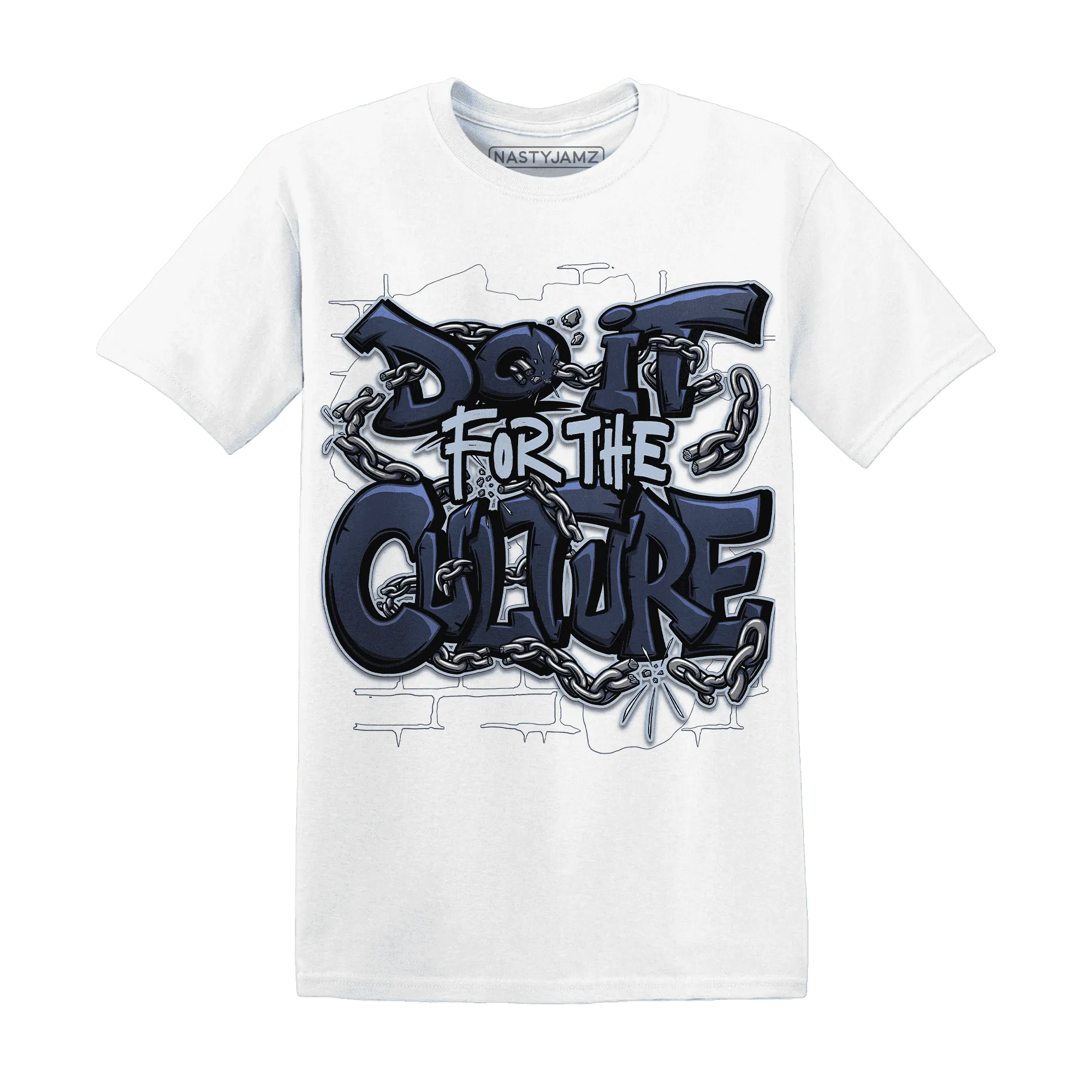 White-Navy-6s-T-Shirt-Match-Do-It-For-Culture