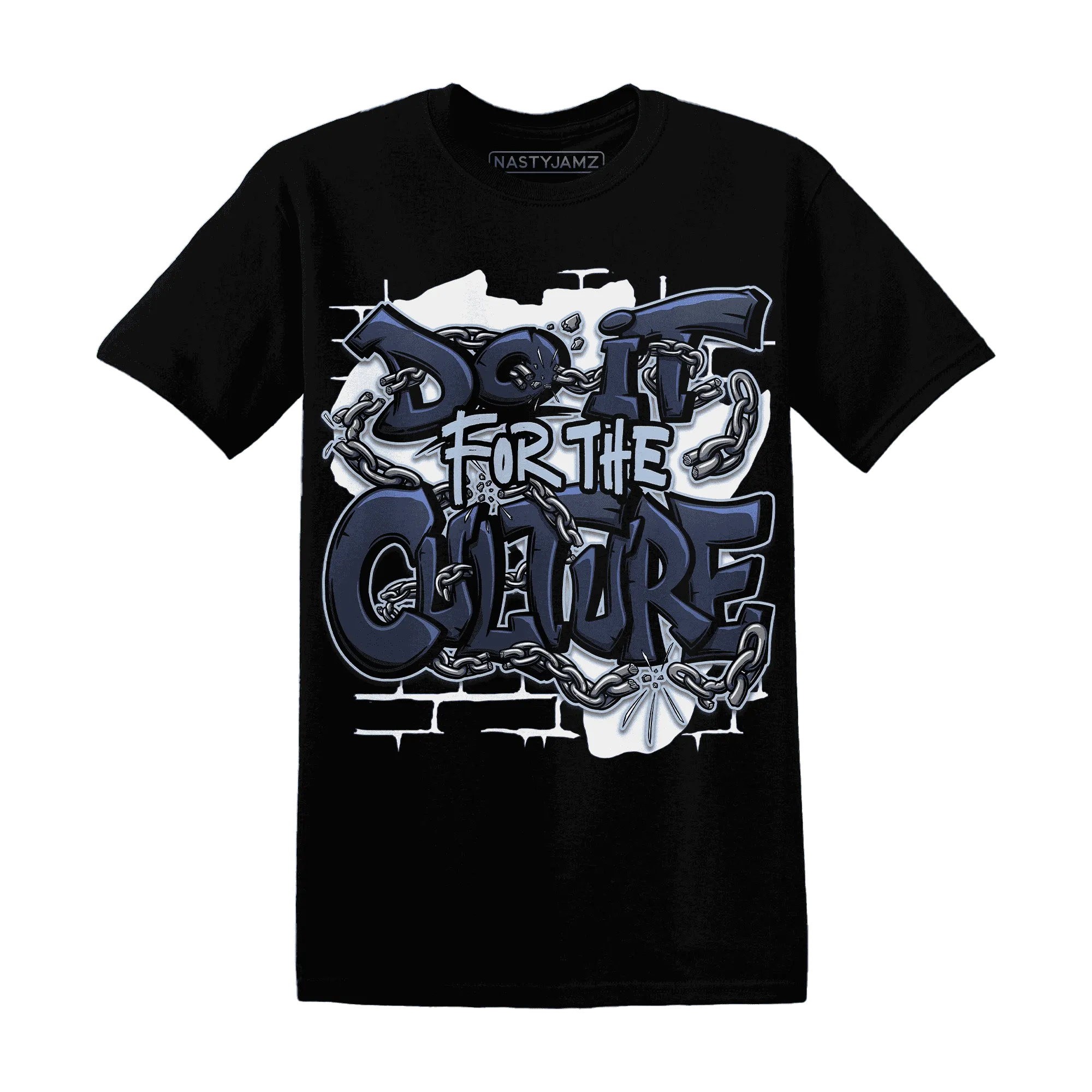 White-Navy-6s-T-Shirt-Match-Do-It-For-Culture