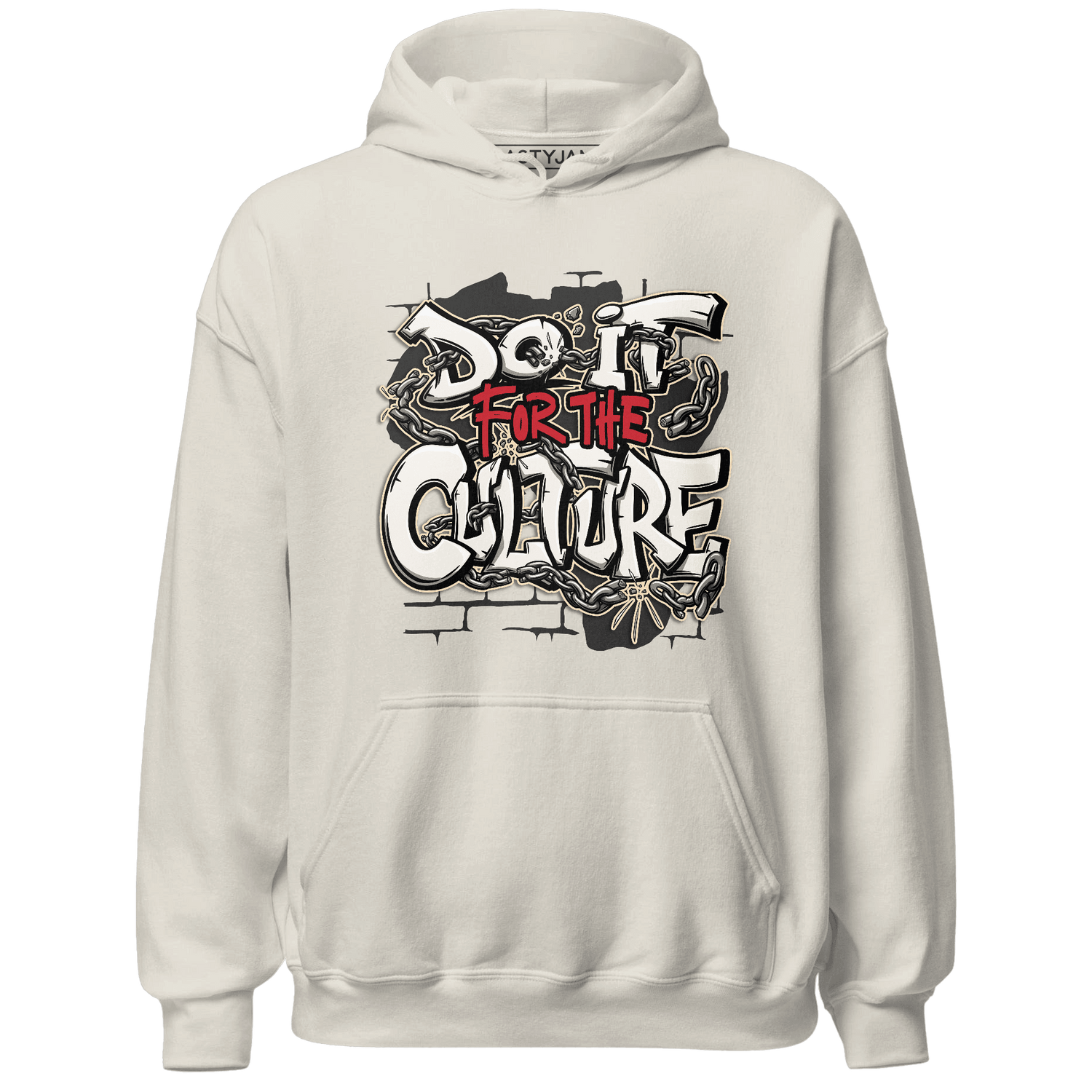 Jumman Jack Universityy Red Hoodie Match Do It For Culture - NastyJamz