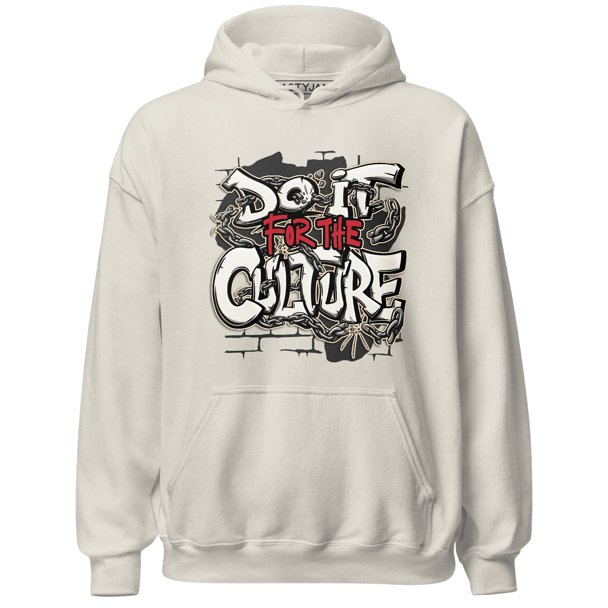 Jumman Jack Universityy Red Hoodie Match Do It For Culture - NastyJamz