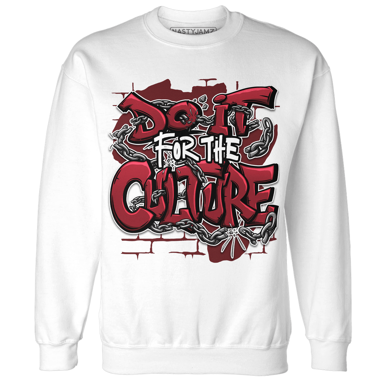 Cherry 12s Sweatshirt Match Do It For Culture - NastyJamz