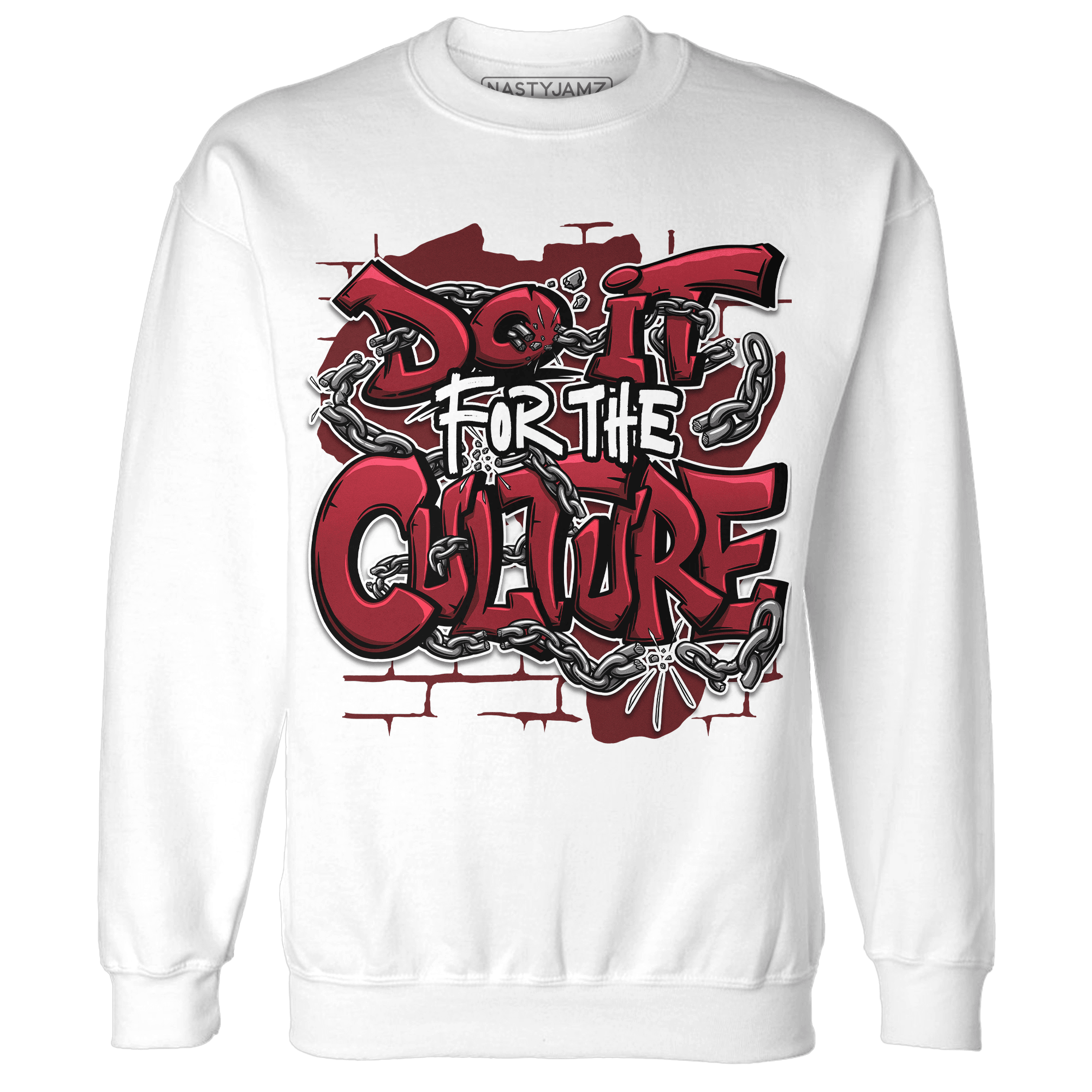 Cherry 12s Sweatshirt Match Do It For Culture - NastyJamz