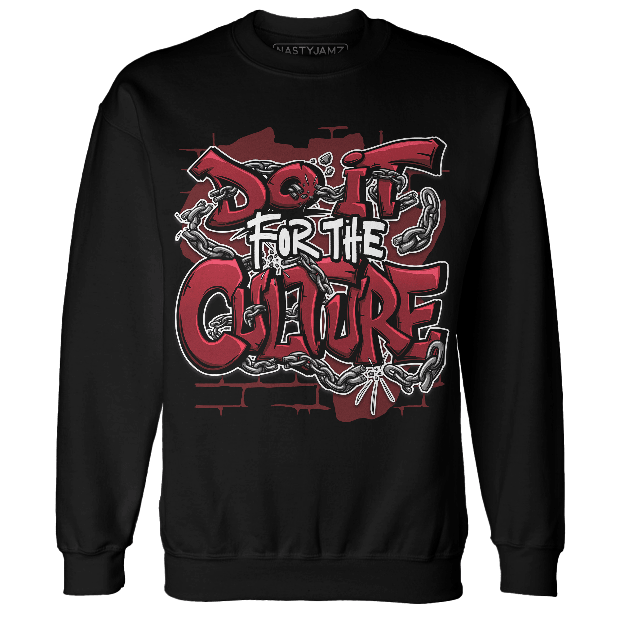 Cherry 12s Sweatshirt Match Do It For Culture - NastyJamz