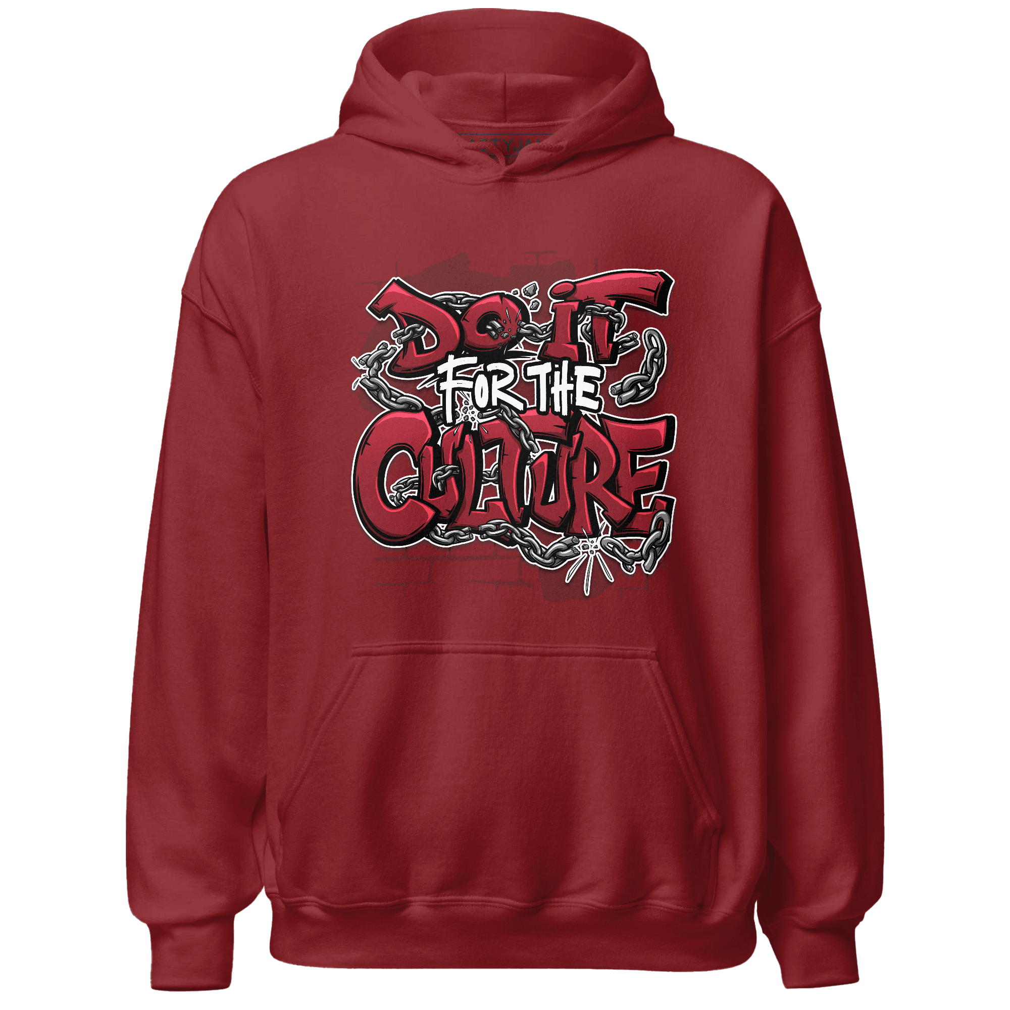 Cherry 12s Hoodie Match Do It For Culture - NastyJamz