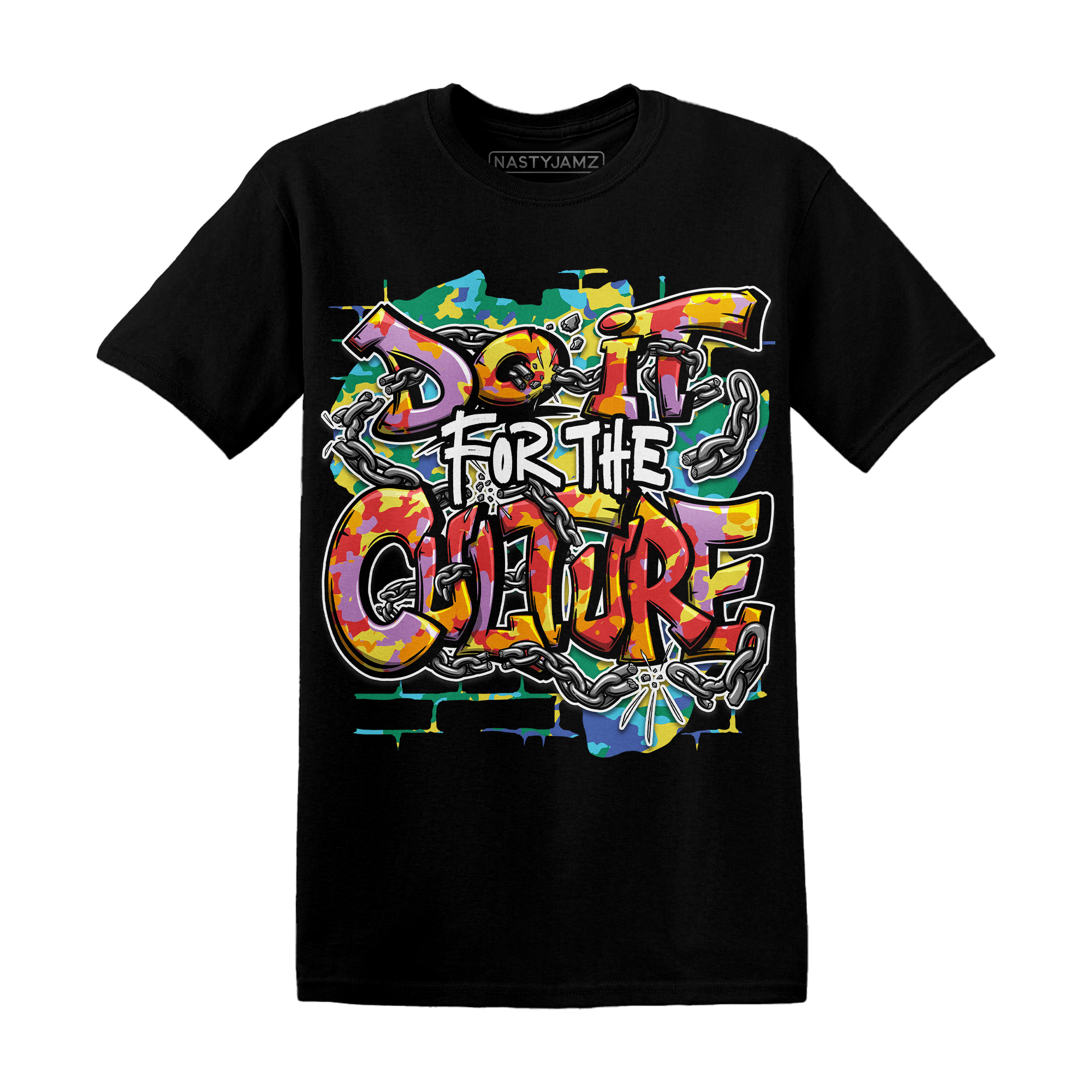 Mid GS Six Championships 1s T Shirt Match Do It For Culture - NastyJamz