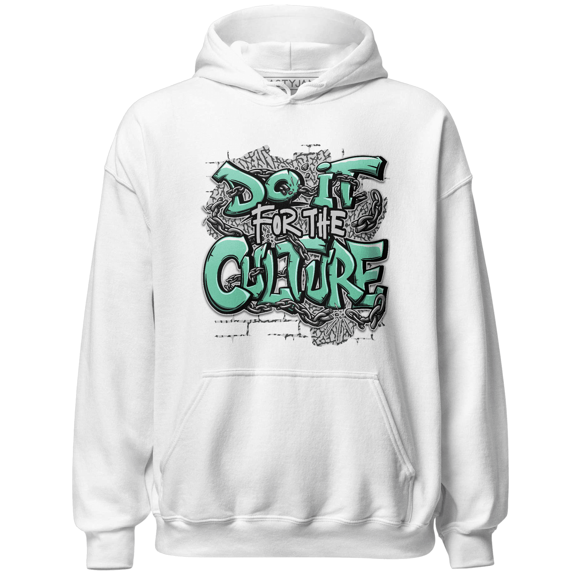 Green Glow 3s Hoodie Match Do It For Culture - NastyJamz