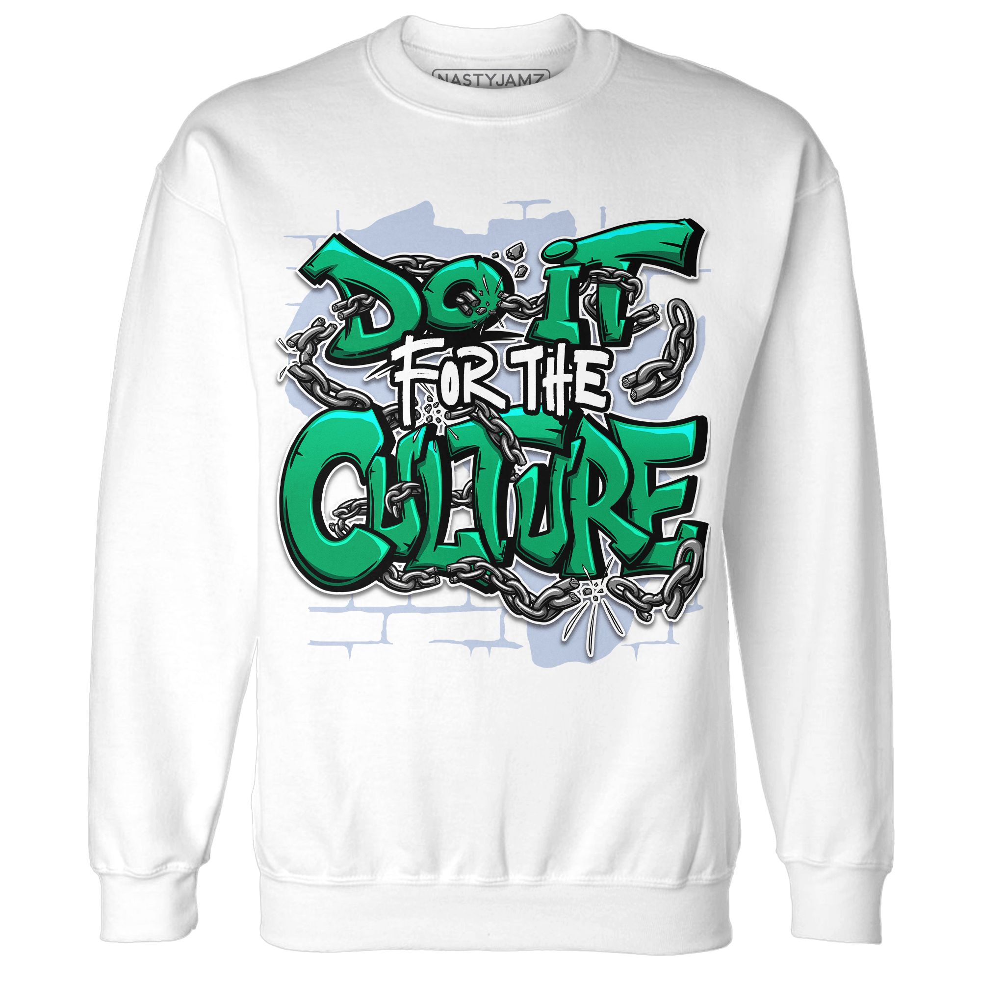 Lucky Green 5s Sweatshirt Match Do It For Culture - NastyJamz