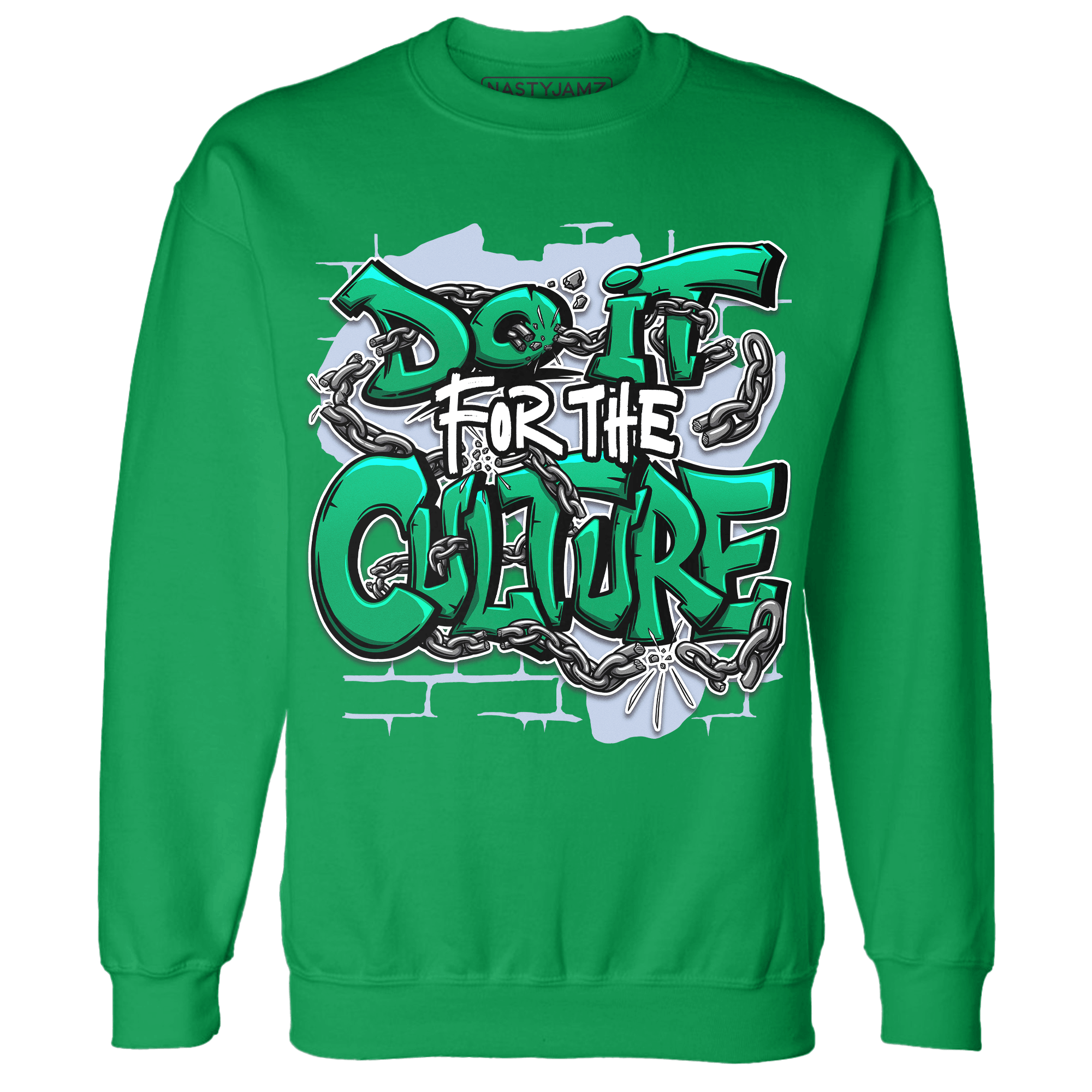 Lucky Green 5s Sweatshirt Match Do It For Culture - NastyJamz