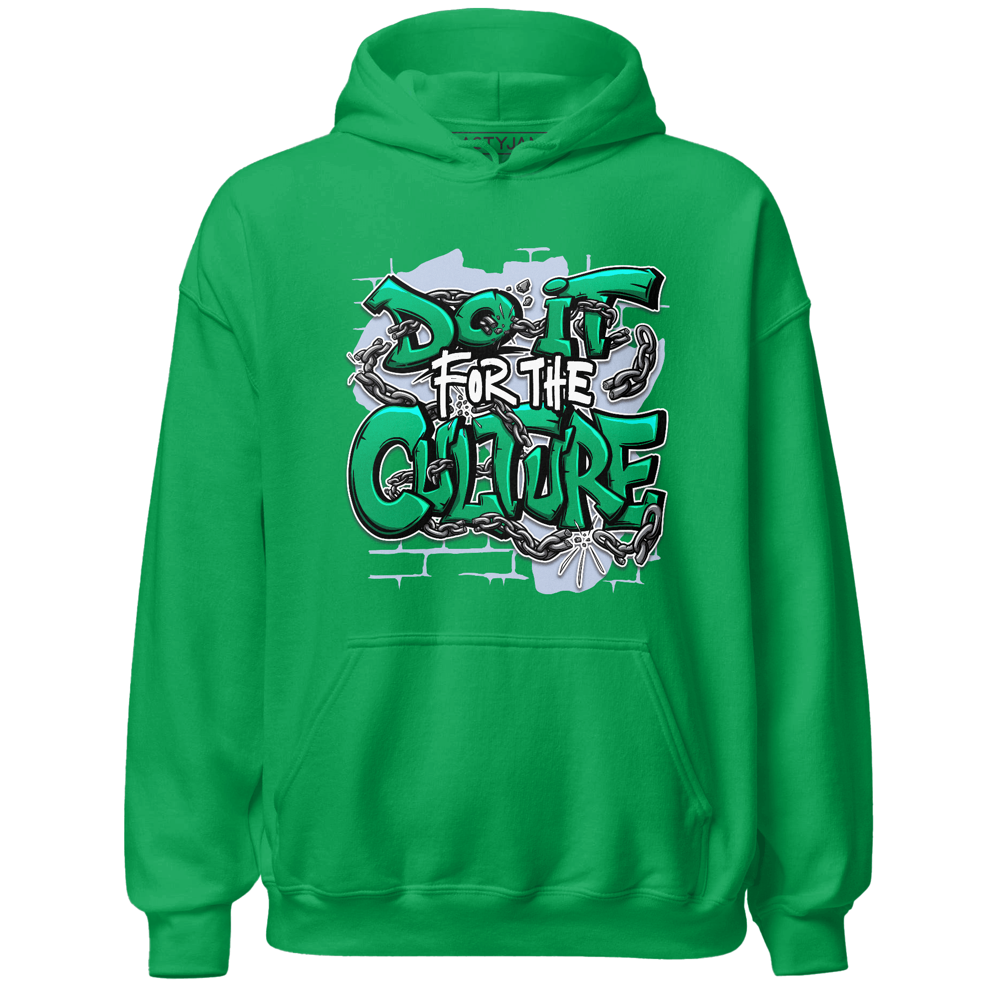 Lucky Green 5s Hoodie Match Do It For Culture - NastyJamz