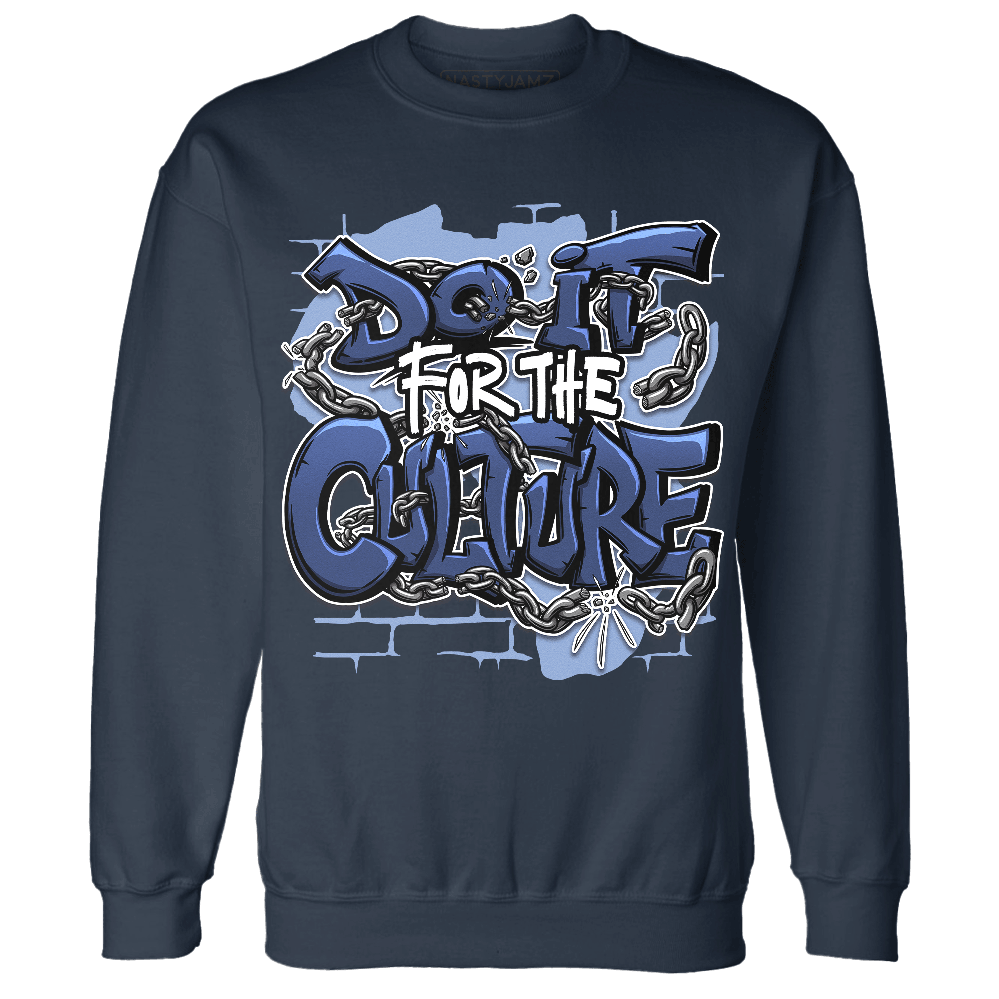 Midnight Navy 5s Sweatshirt Match Do It For Culture - NastyJamz