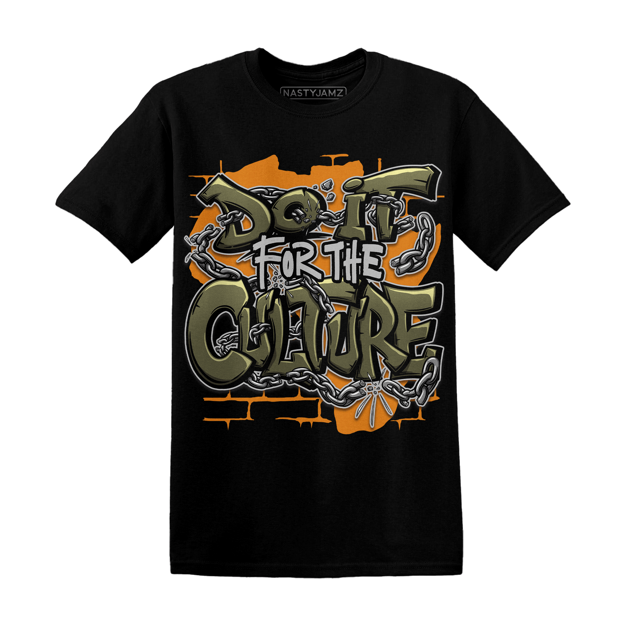 Olive 5s T Shirt Match Do It For Culture - NastyJamz