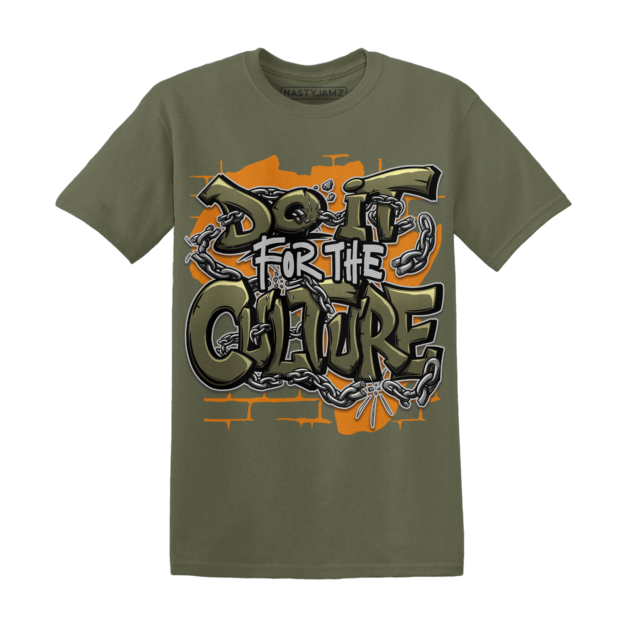 Olive 5s T Shirt Match Do It For Culture - NastyJamz