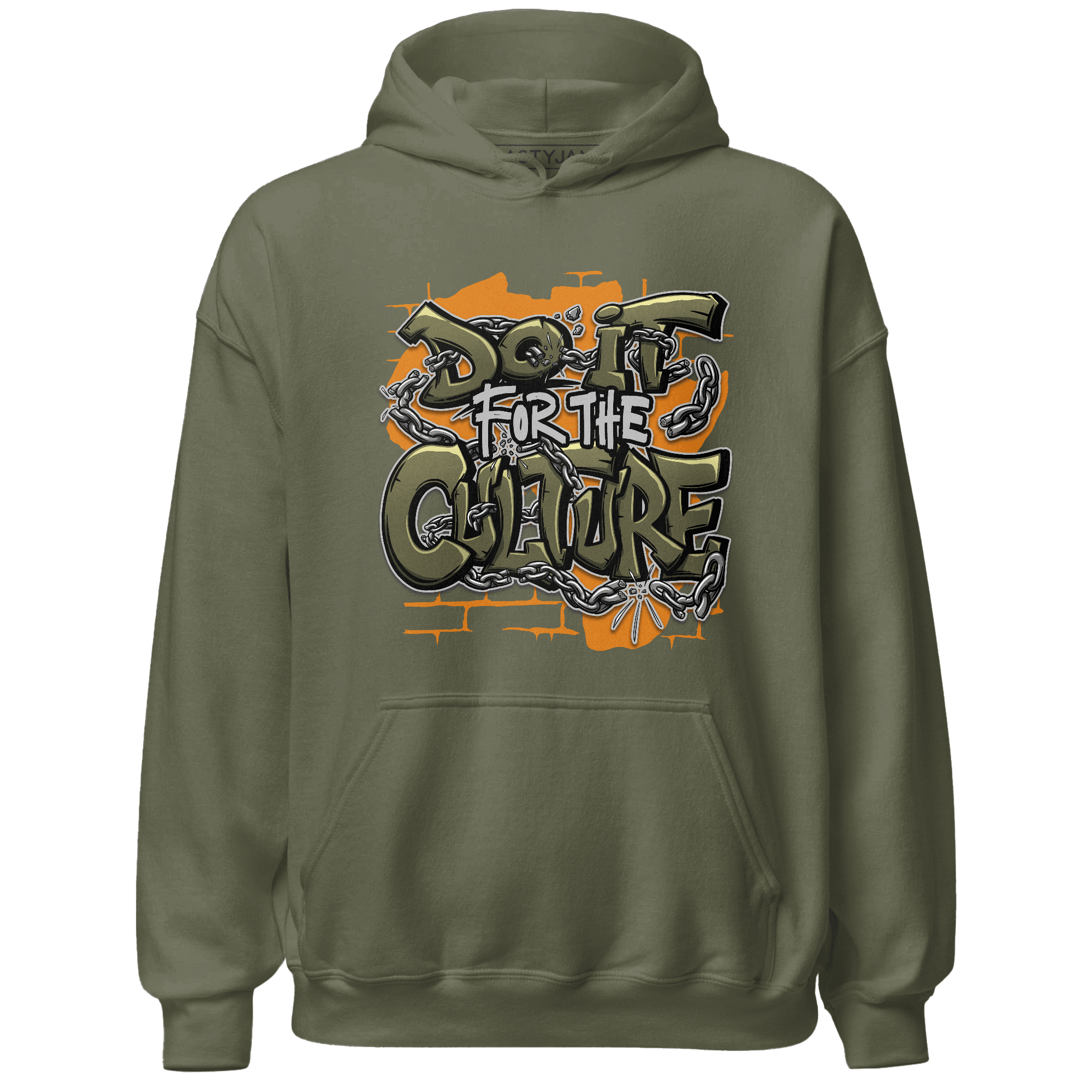 Olive 5s Hoodie Match Do It For Culture - NastyJamz