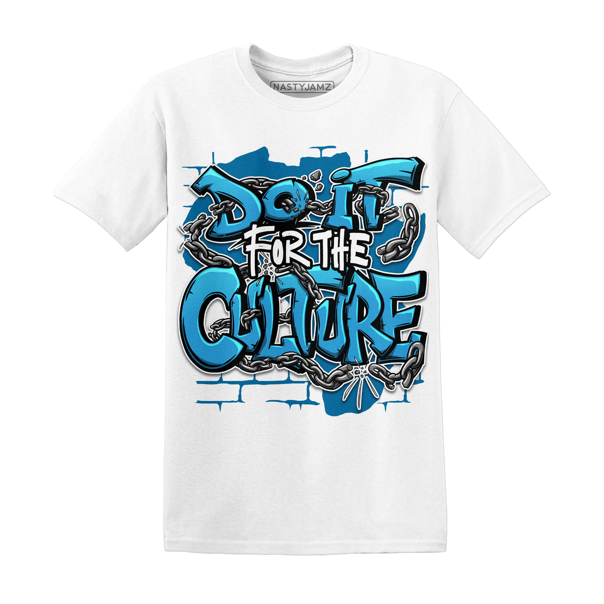 Powder Blue 9s T Shirt Match Do It For Culture - NastyJamz