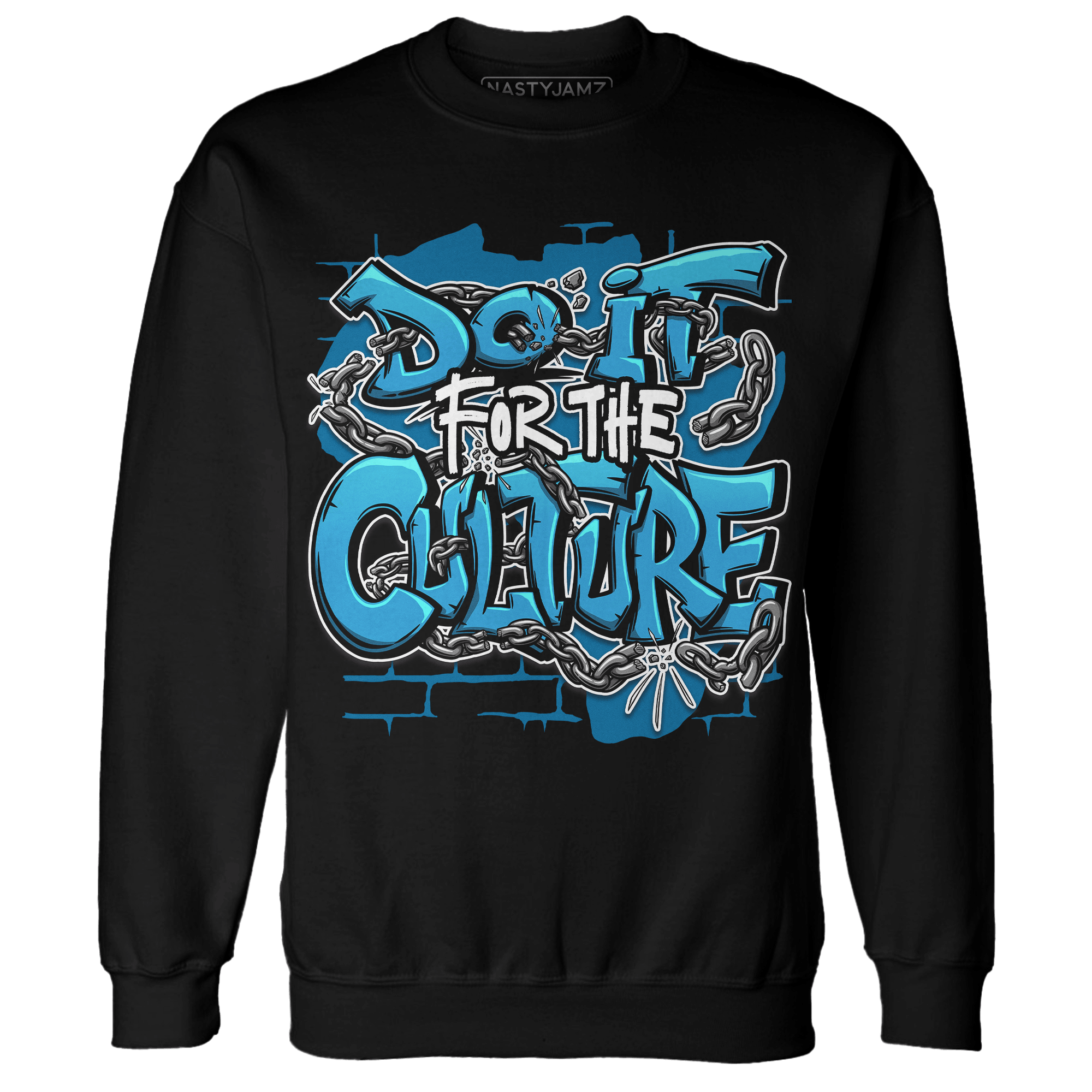 Powder Blue 9s Sweatshirt Match Do It For Culture - NastyJamz