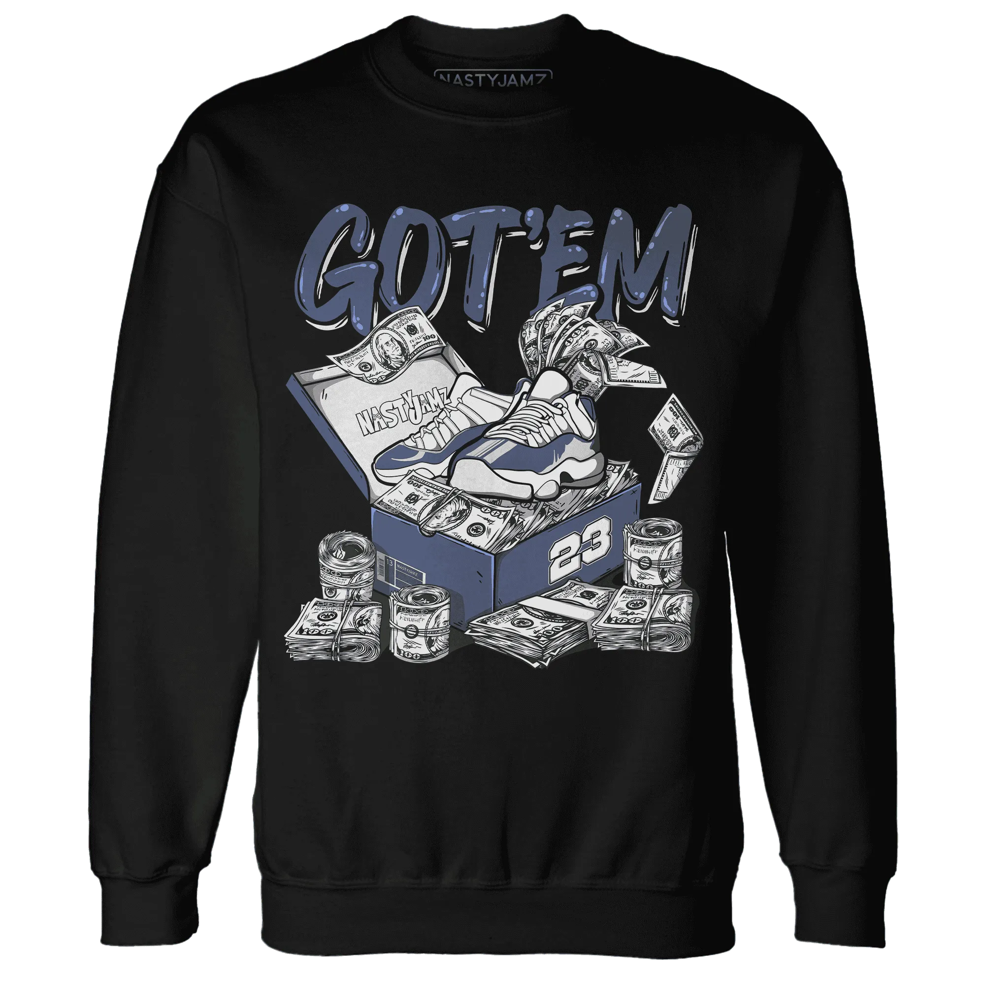 Low-Diffused-Blue-11s-Sweatshirt-Match-Dollar-Sneaker-Box